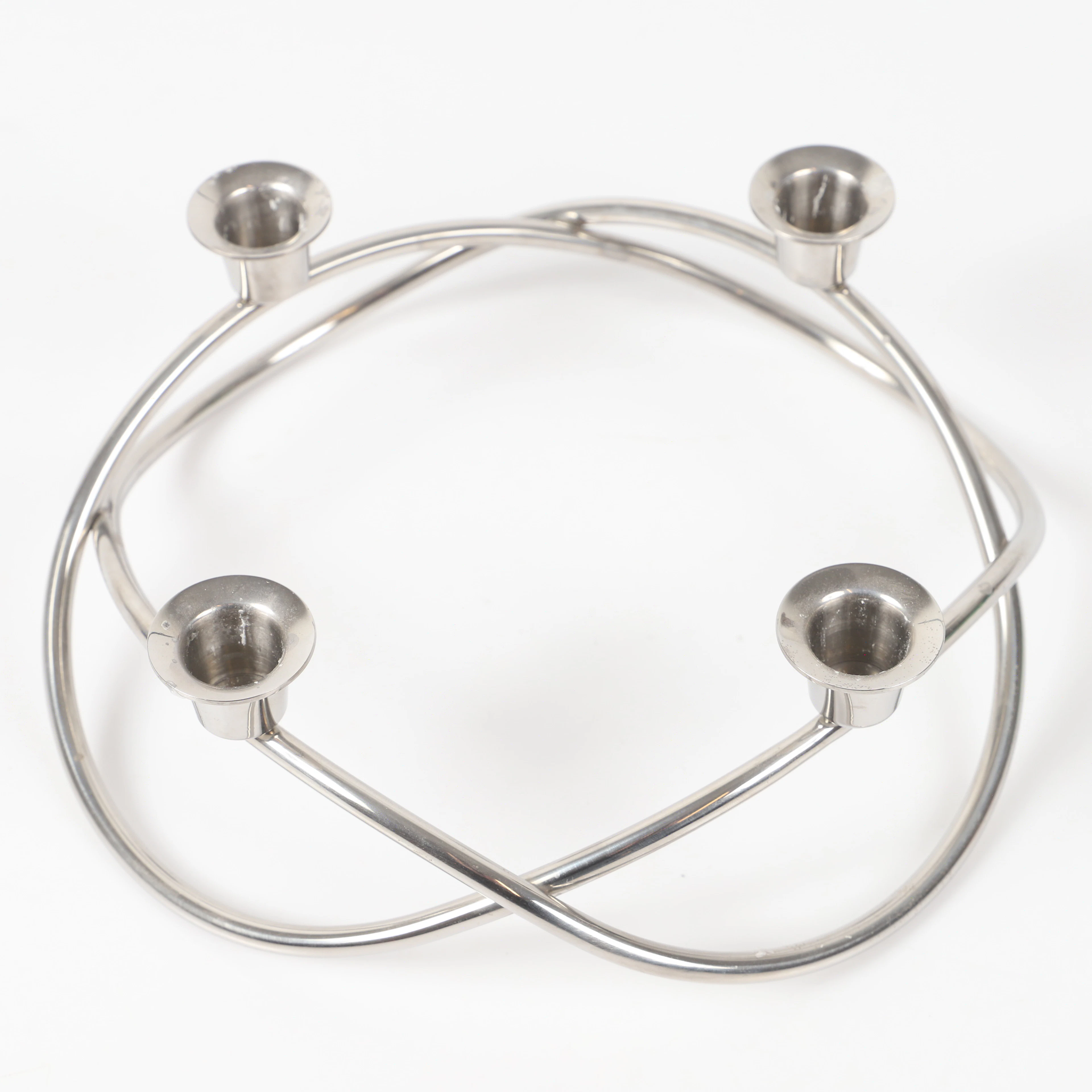 MARIA BERNTSEN. Ljusstake, "Season", rostfritt stål, Georg Jensen, Danmark.