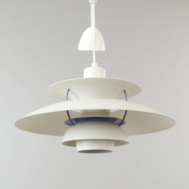POUL HENNINGSEN. Taklampa, "PH-5" pendel, Louis Poulsen, Danmark, 2000-tal.