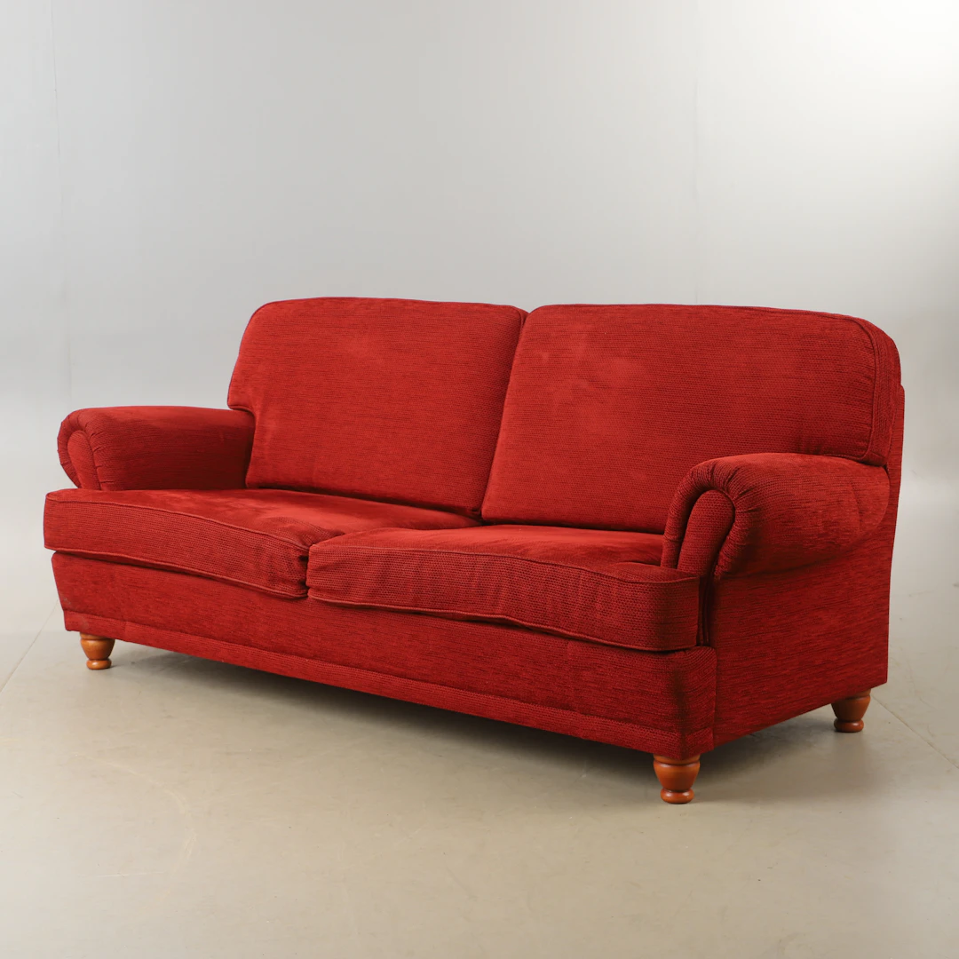 SOFFA, textilklädd, Engen, Örkelljunga, 1900/2000-tal.