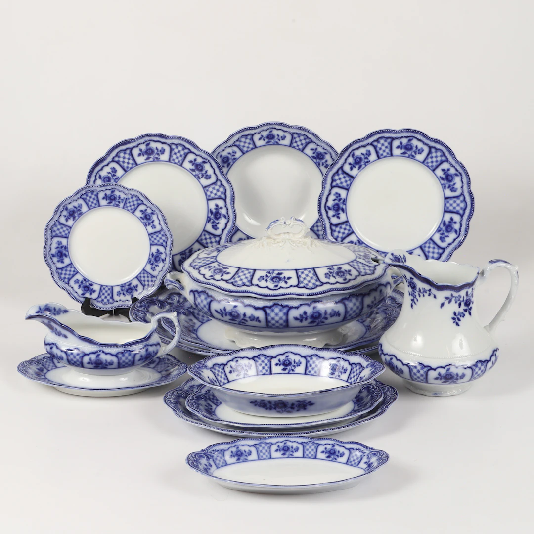 MATSERVIS, 80 delar, "Melbourne", Grindley & Co, England.