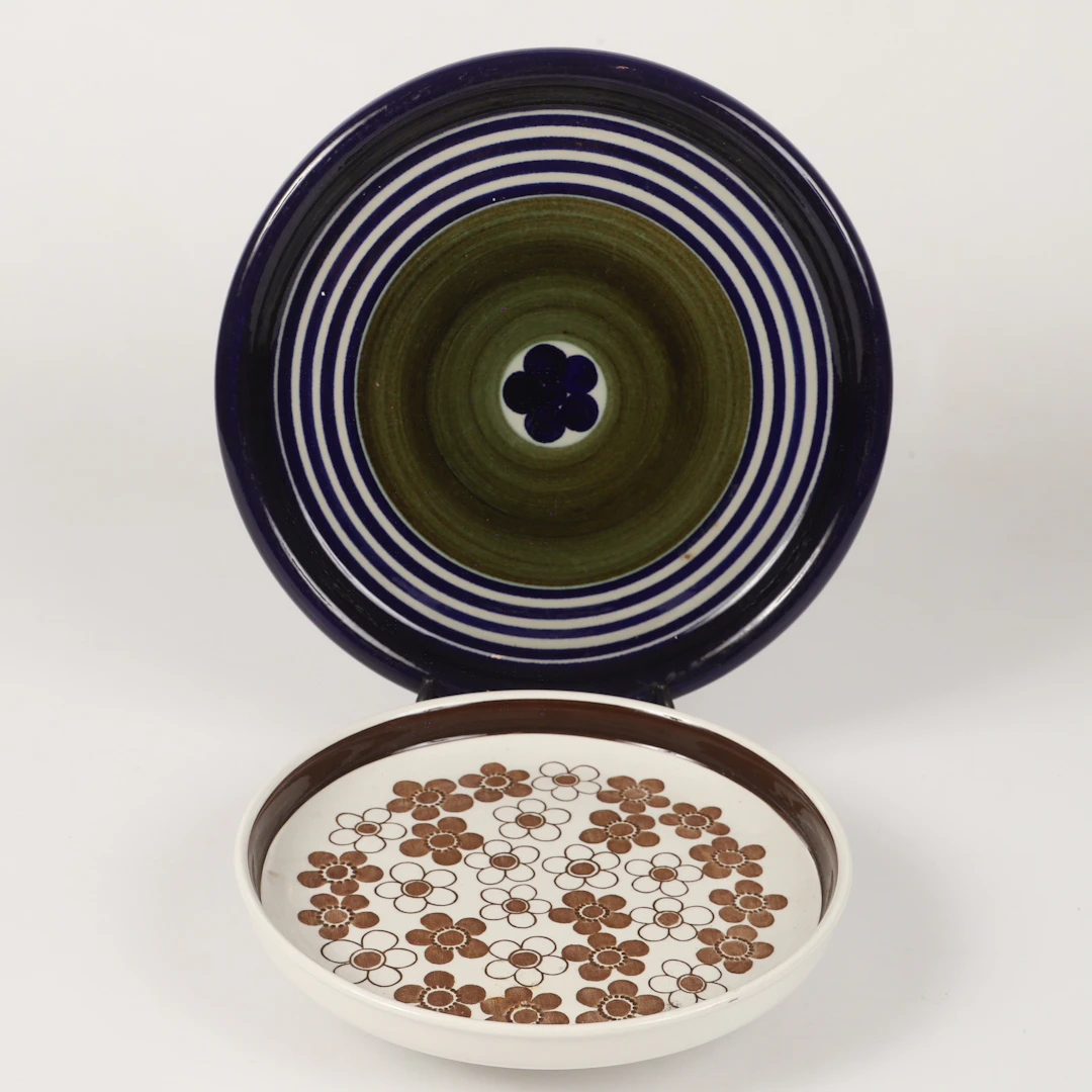 MARIANNE WESTMAN & CHRISTINA CAMPBELL. Fat, 2 stycken, "Anemon" och