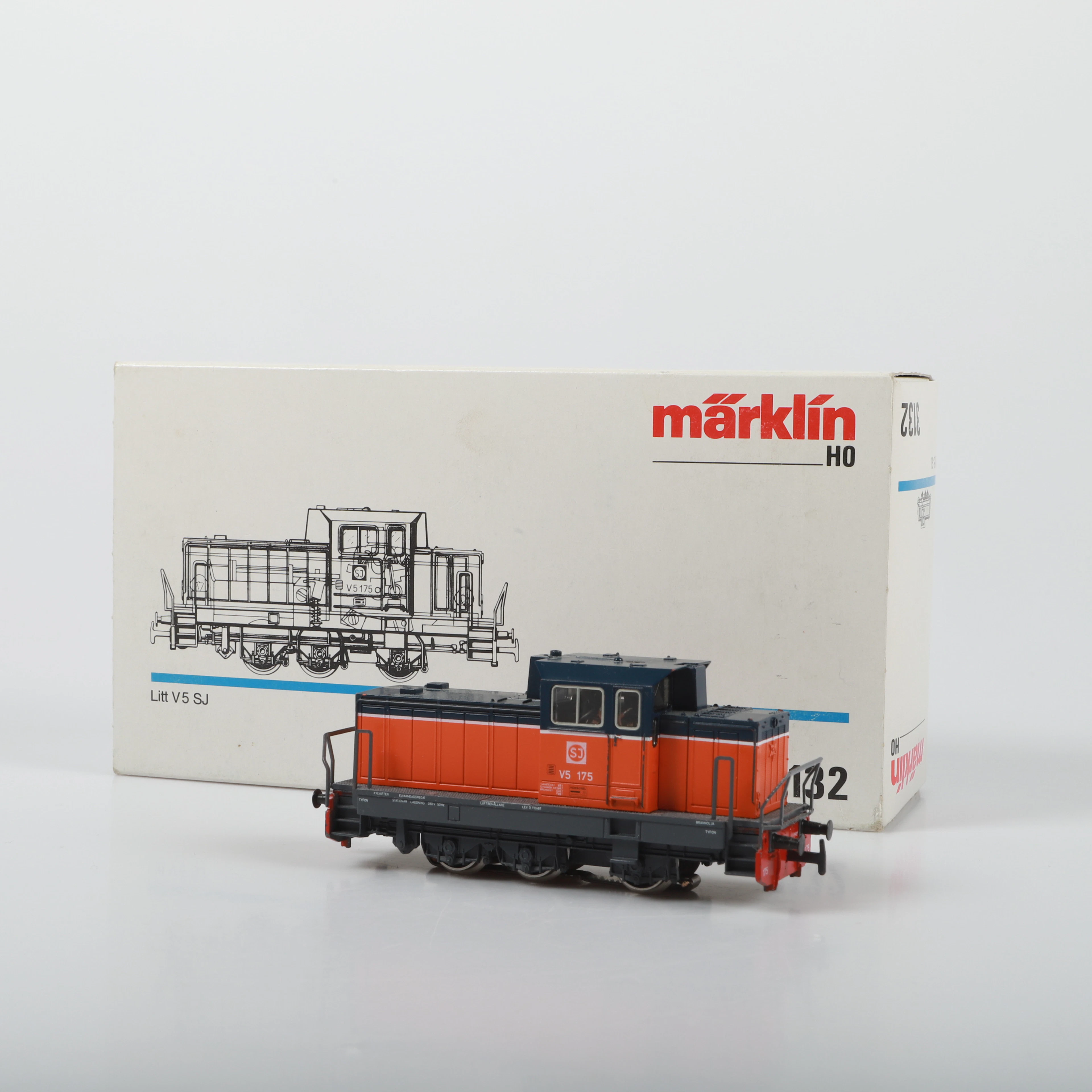 LOK 3132, Litt V 5 SJ, Märklin.