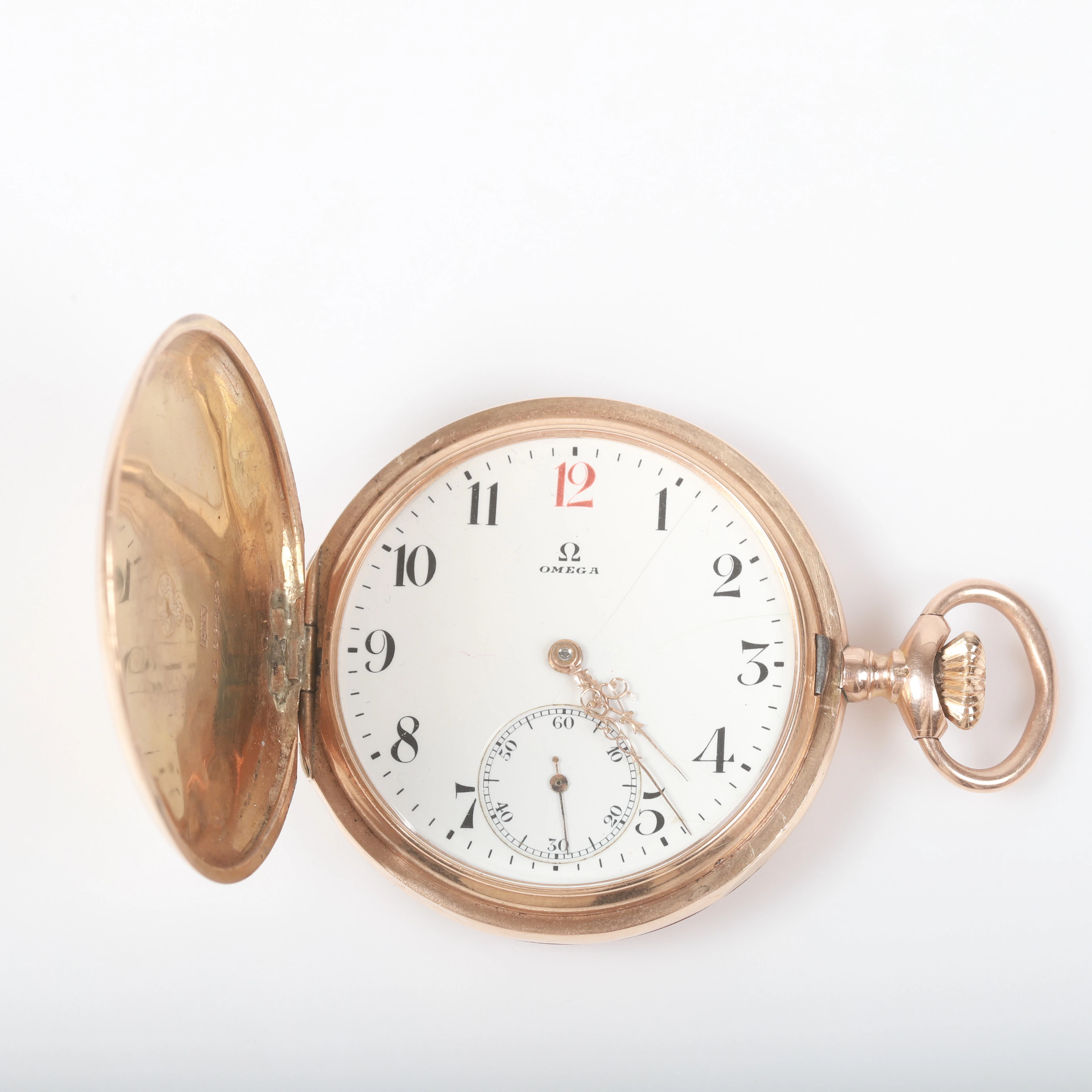 FICKUR, Omega, savonett, 14 K guld.
