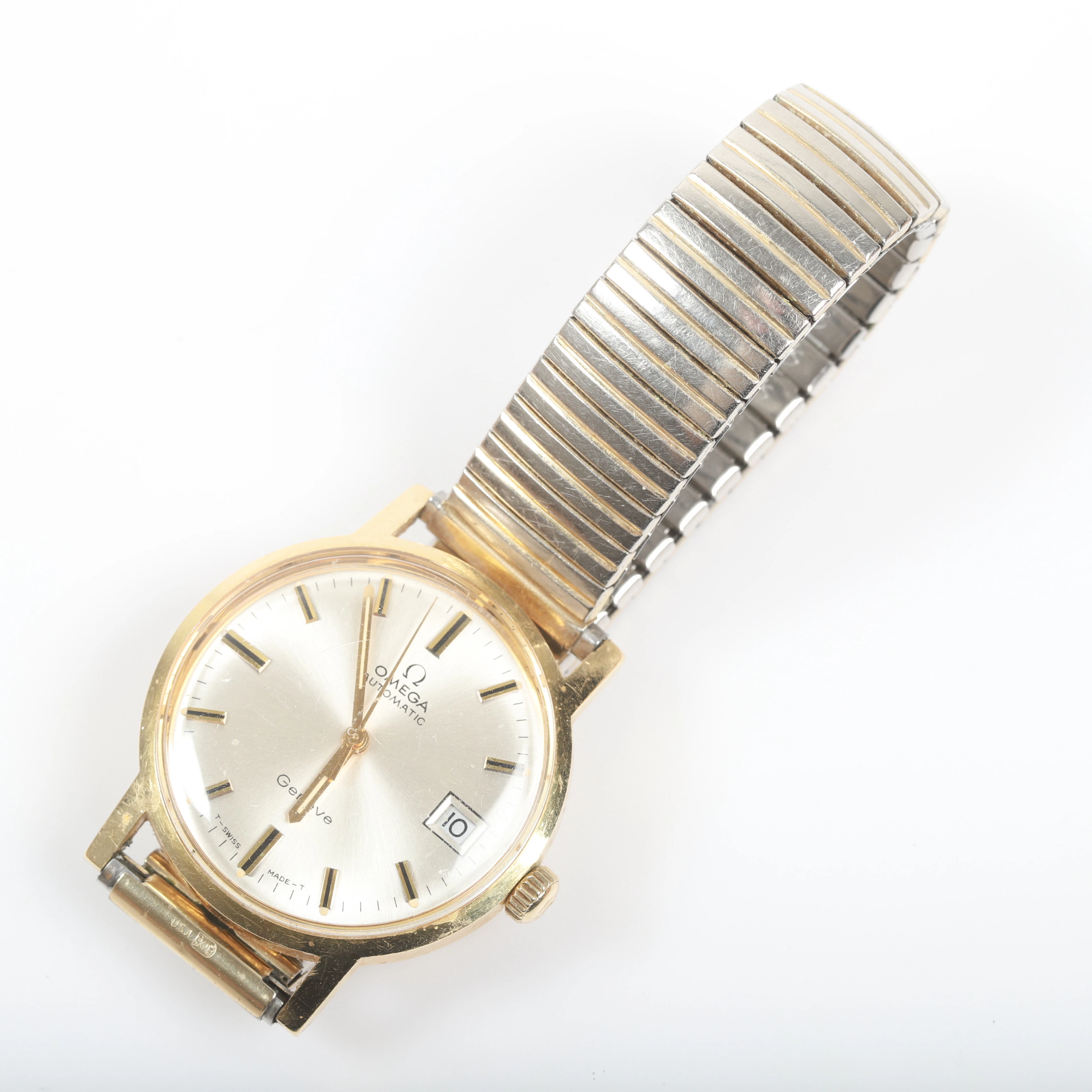 ARMBANDSUR, Omega Gèneve, automatic, 18 K guld, 1971.
