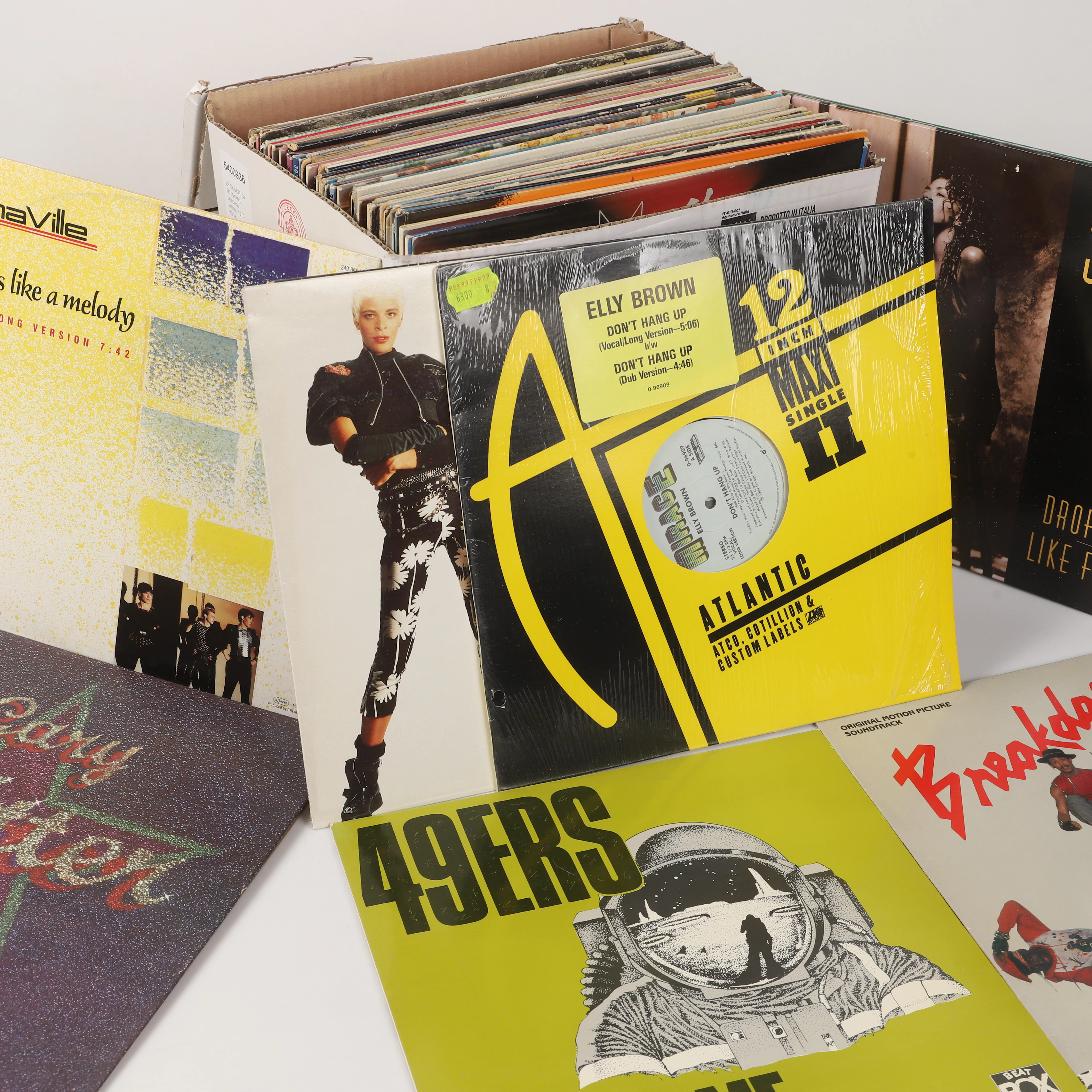 LP-SKIVOR, ca 80 stycken, blandade artister, 1970-90-tal.
