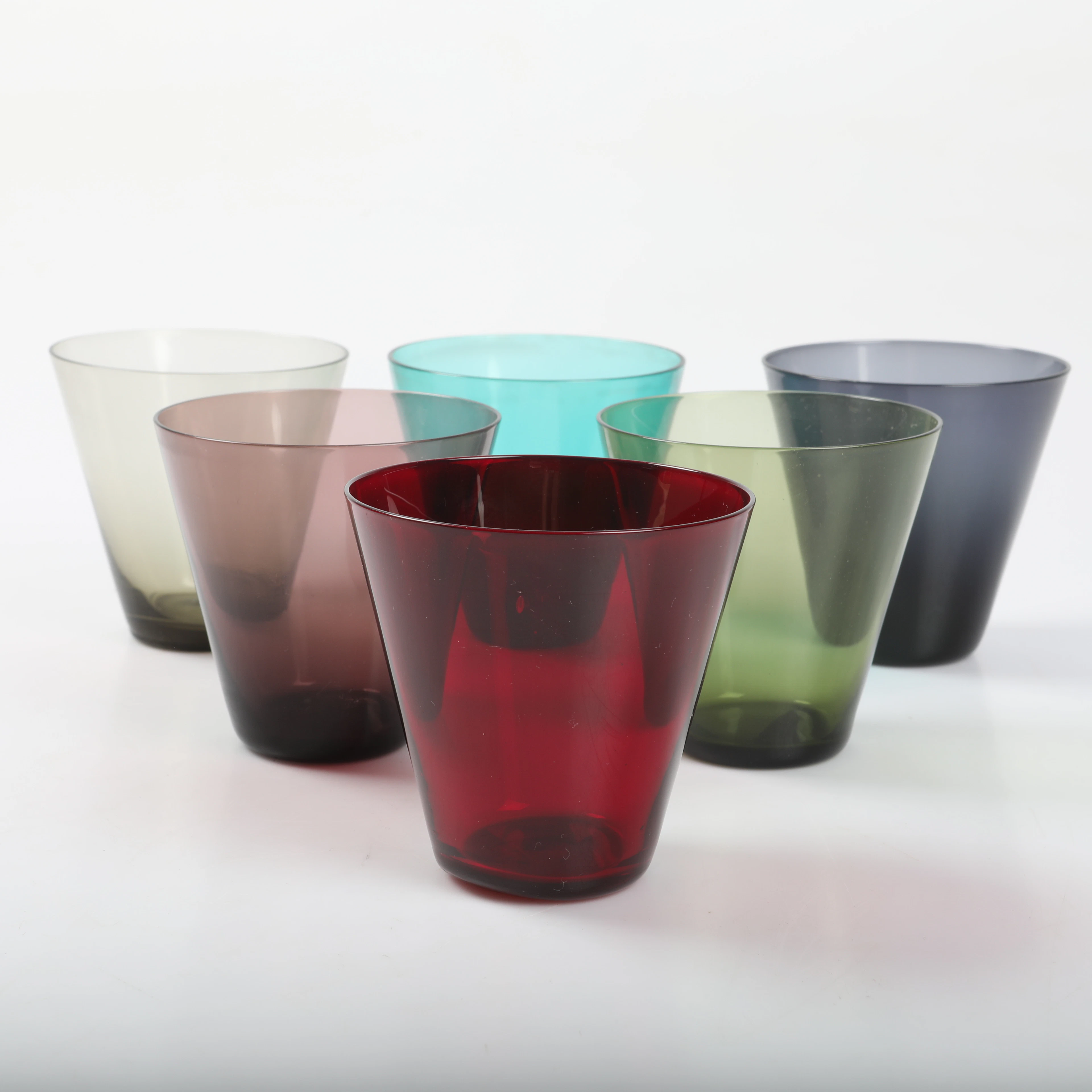 KAJ FRANCK. Dricksglas, 6 stycken i förpackning, "Kartio", Nuutajärvi
