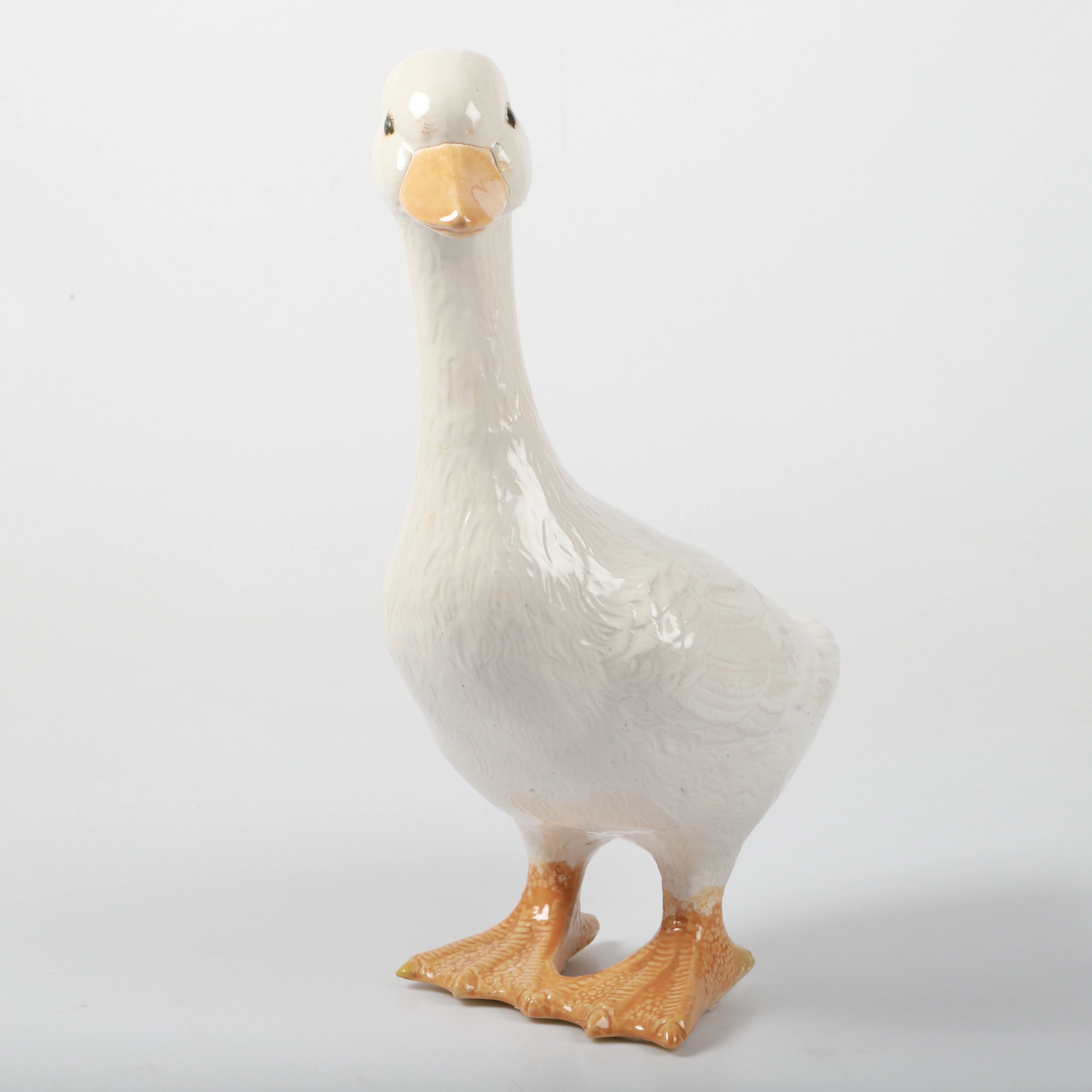 FIGURIN, gås, glaserad keramik.