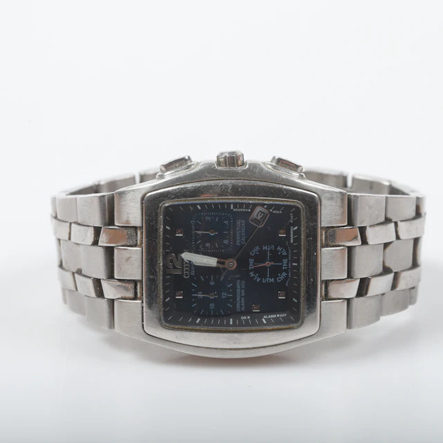ARMBANDSUR, Citizen Eco-Drive Chronograph, stål.