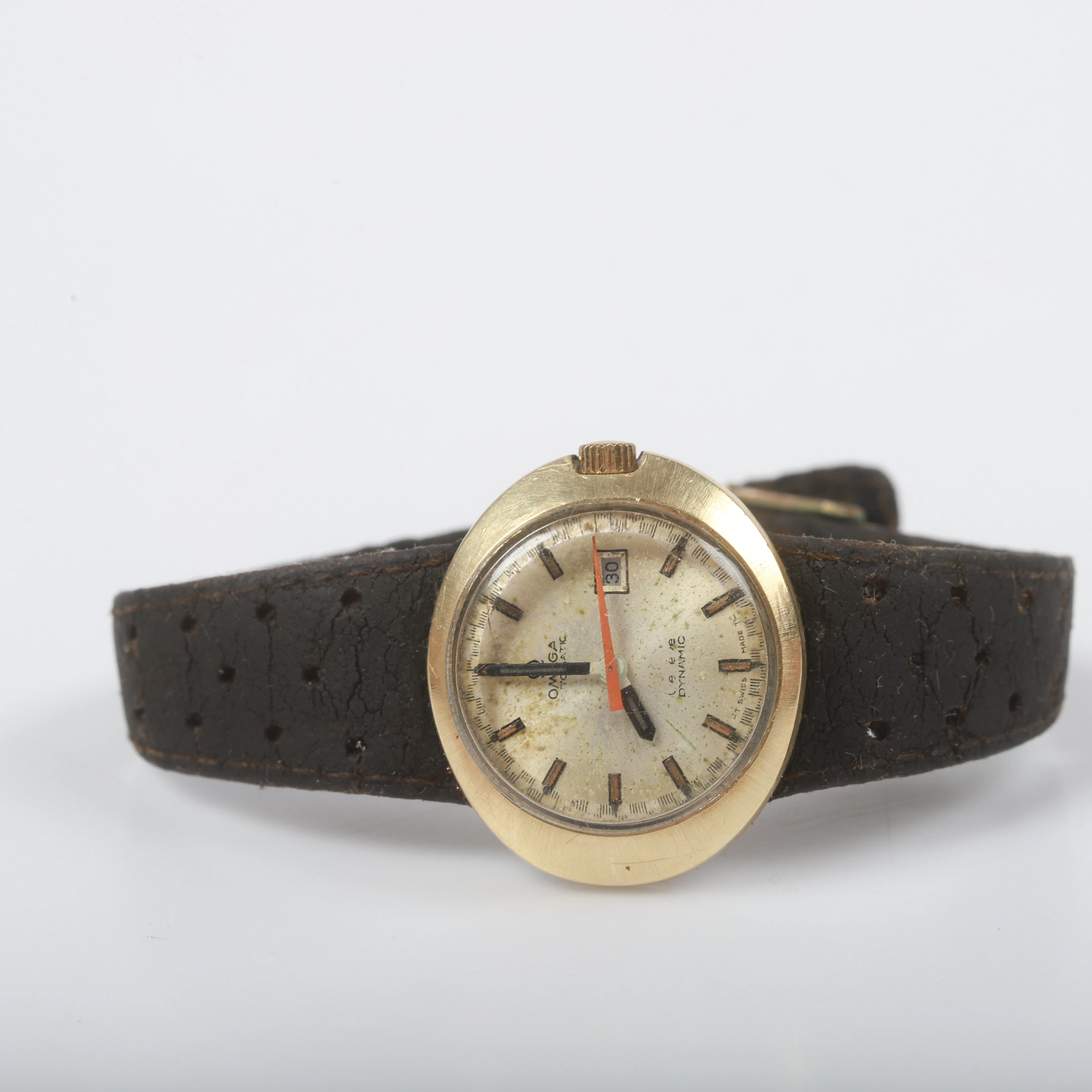 DAMARMBANDSUR, Omega Genève Dynamic Automatic, förgyllt stål.