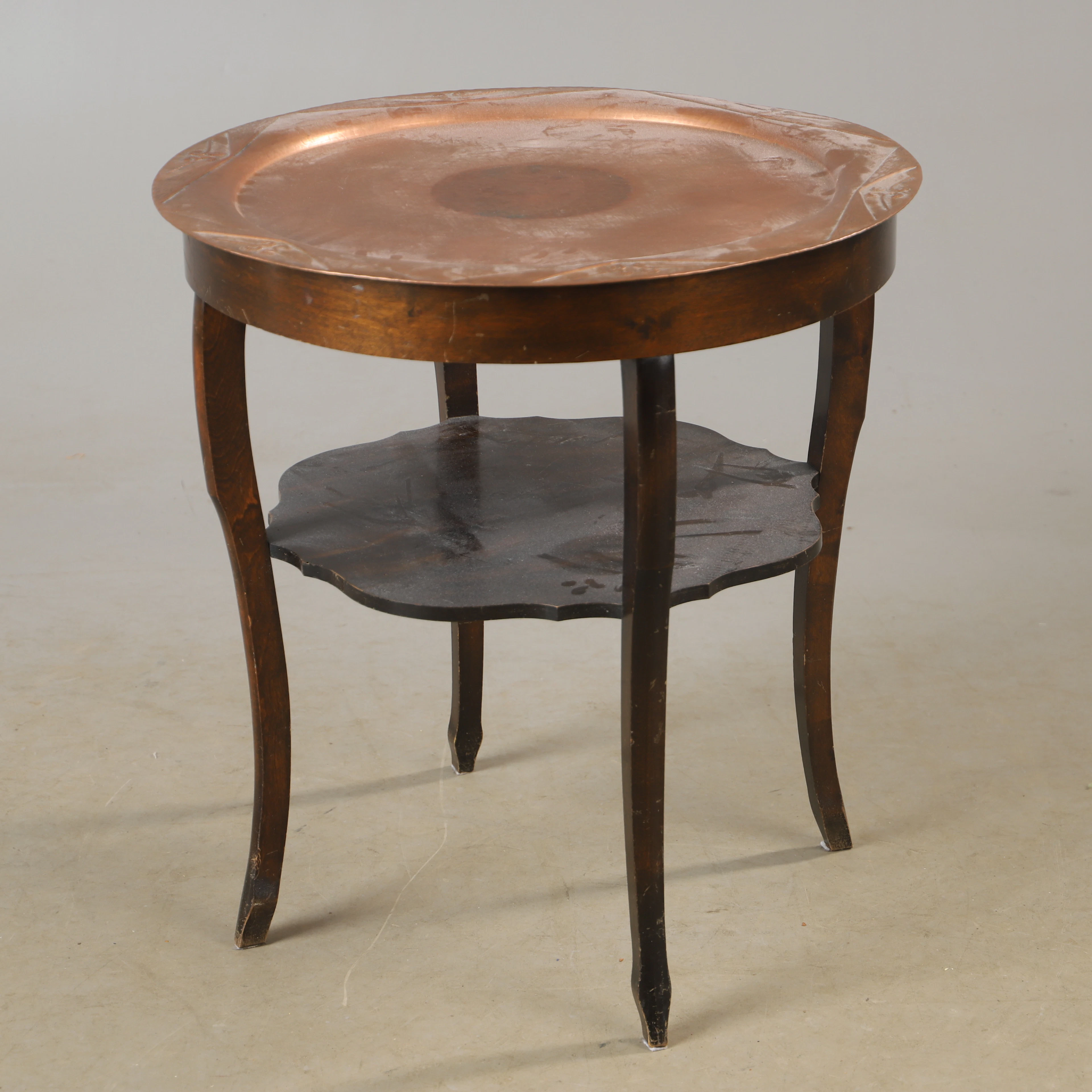 RÖKBORD, koppar och trä, 1900-tal.