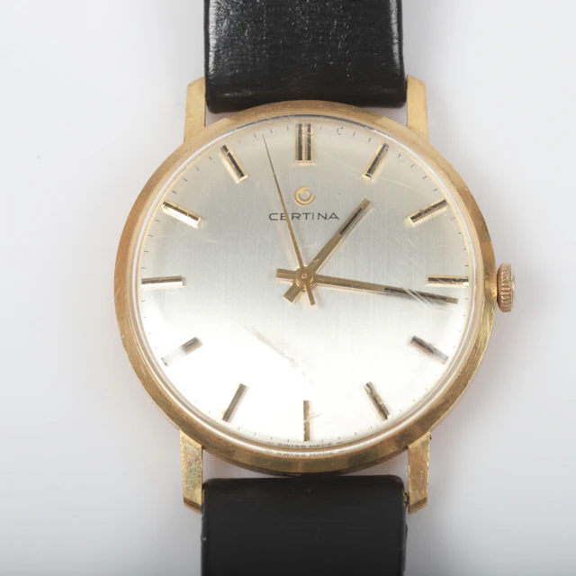 ARMBANDSUR, Certina, 18 K guld.