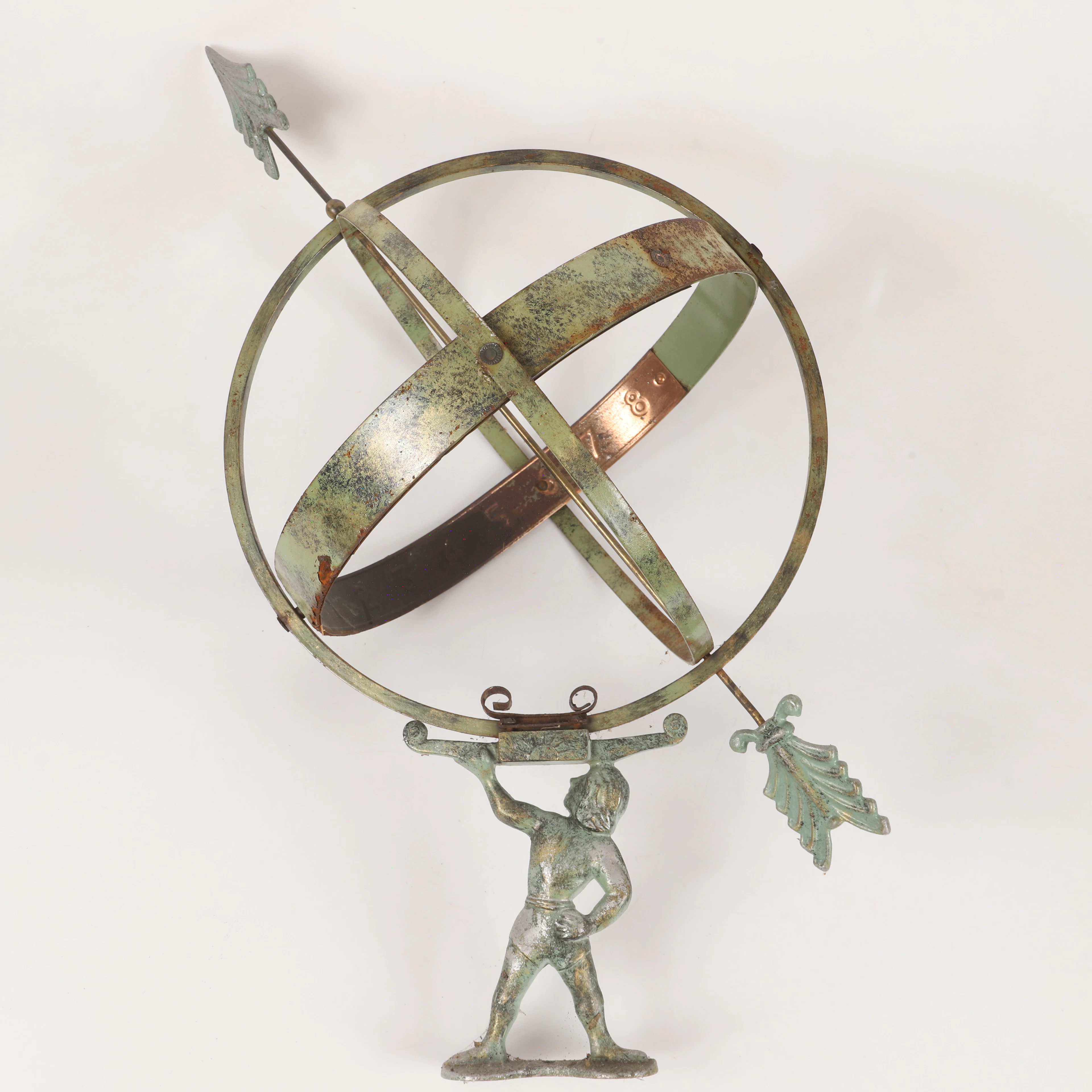 SOLUR, patinerad metall, Bodafors Metall AB, 1900-tal.