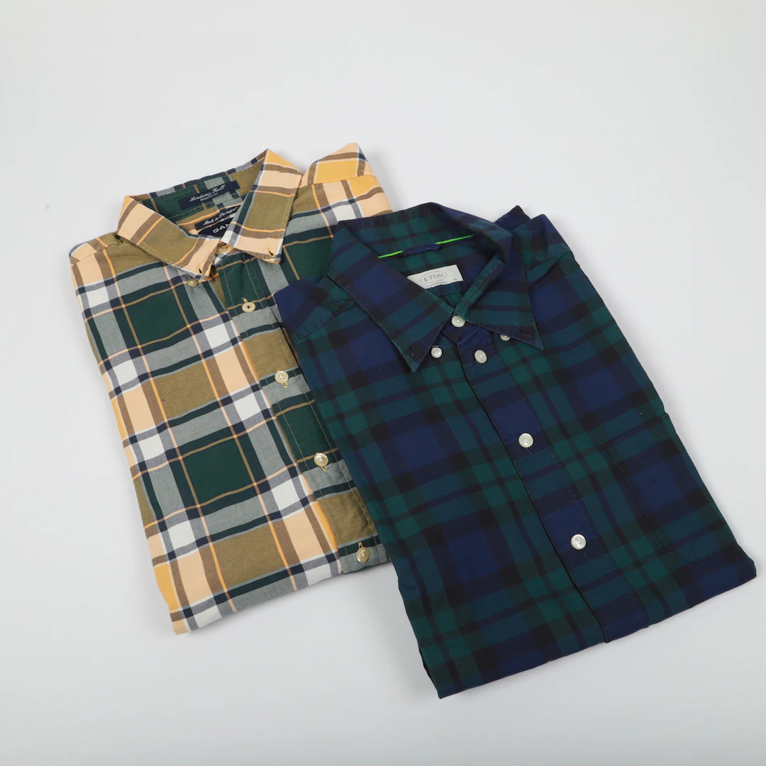 SKJORTOR, 2 stycken, herrmodell, Gant/Eton.
