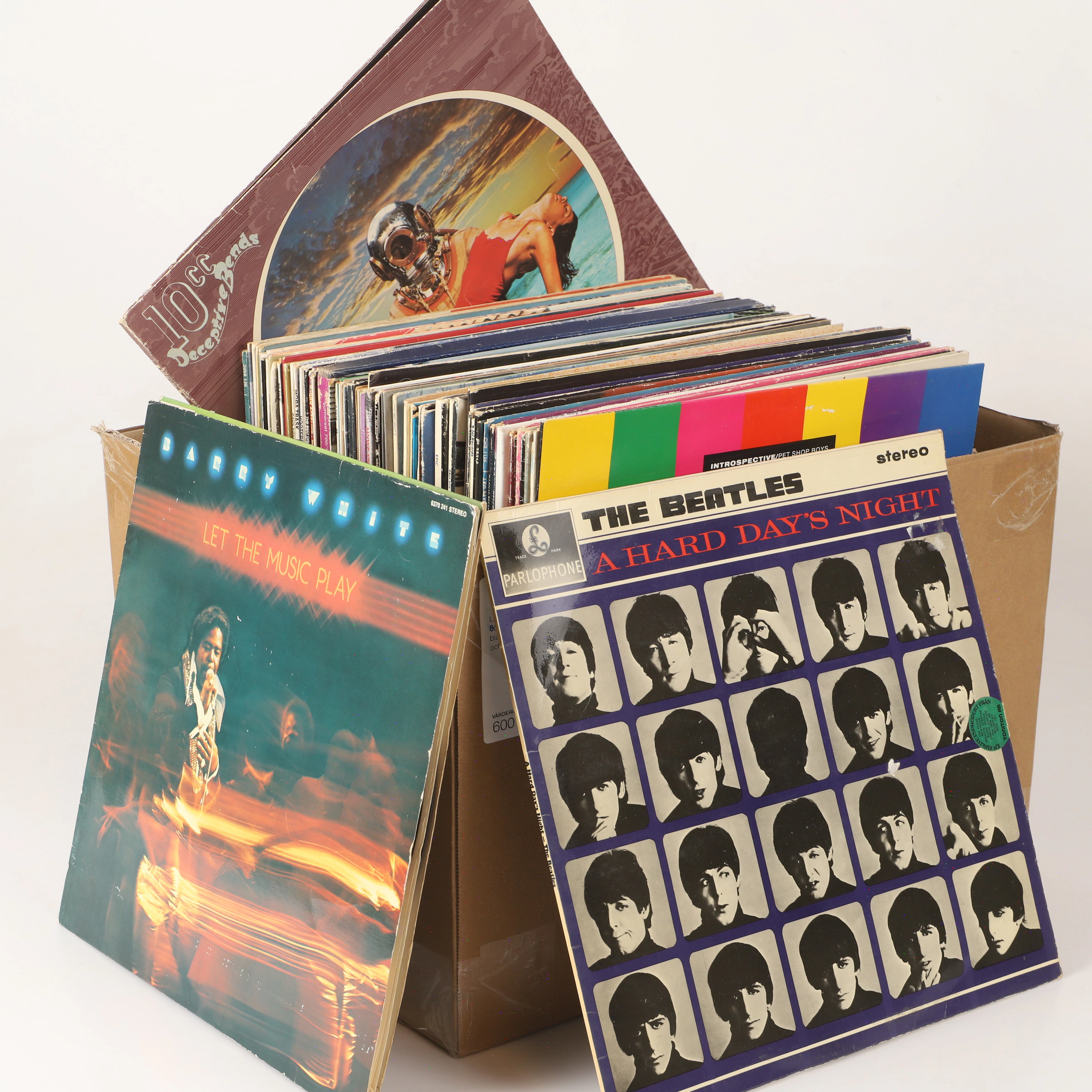 LP-SKIVOR, ca 85 stycken, blandade artister och genrer.