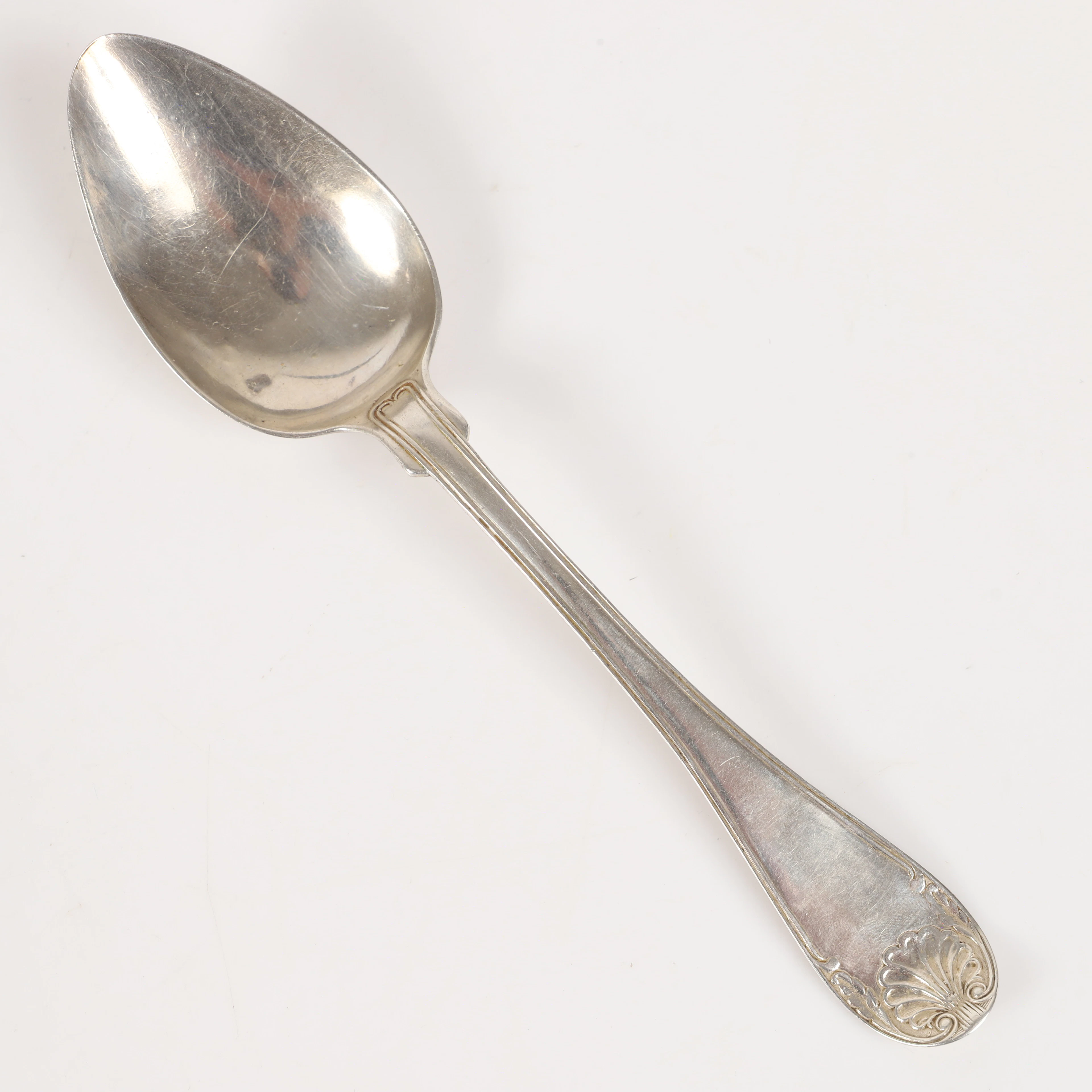 ANDERS GUSTAF CARLBERG. Sked, "Snäck", silver, Eksjö, 1852.