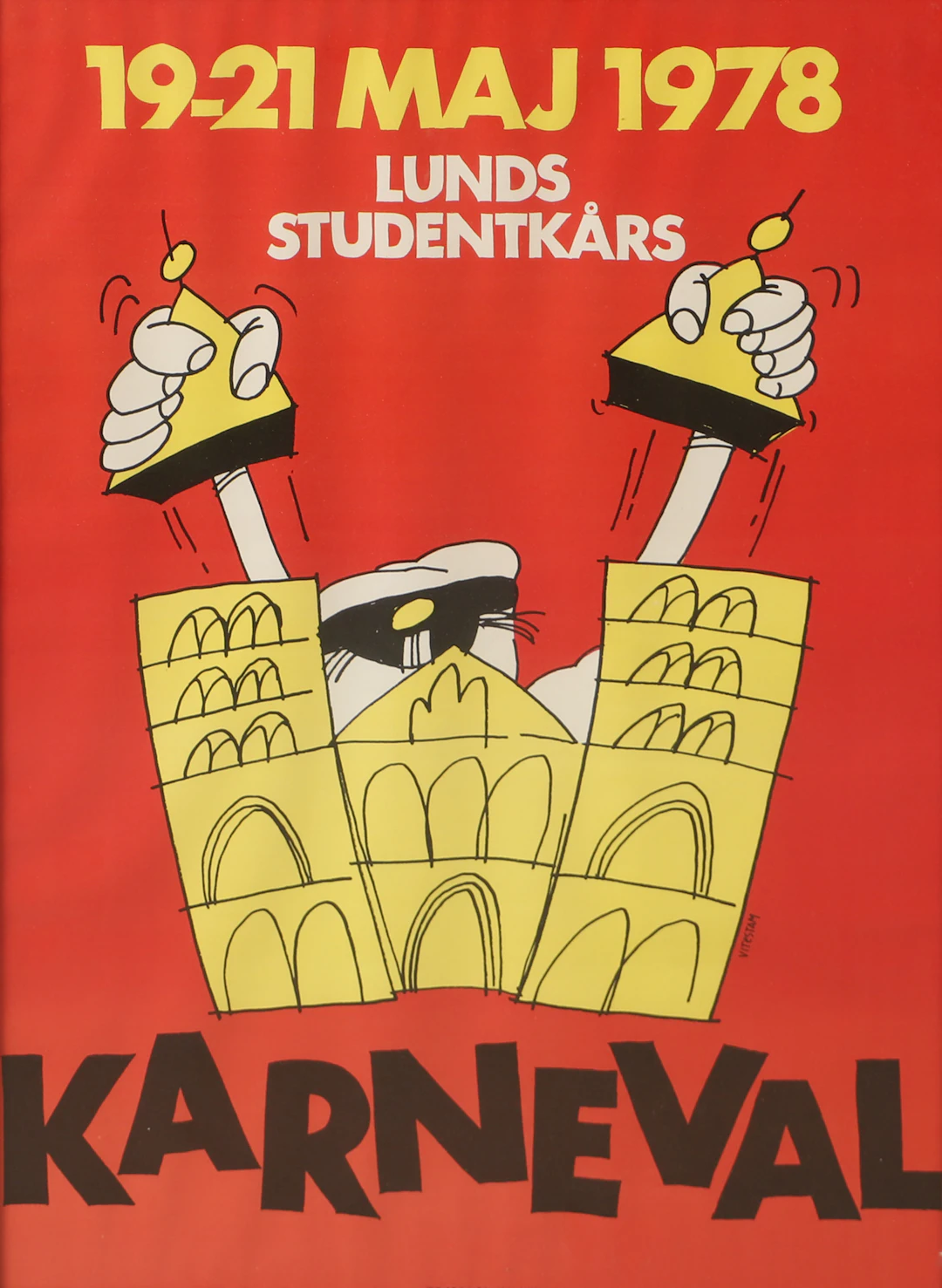 AFFISCH, Lundakarnevalen 1978.