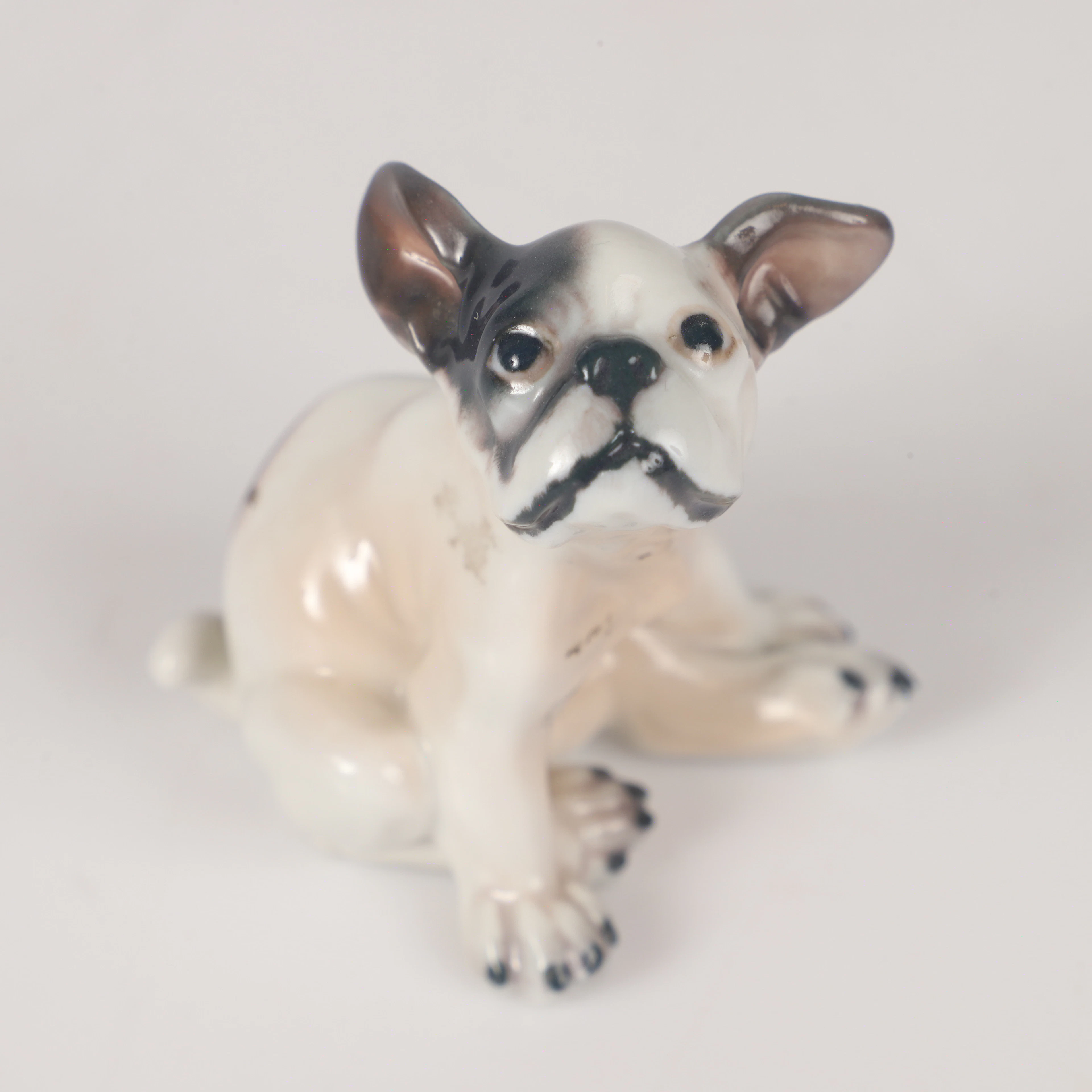 FIGURIN, hund, porslin, Dahl Jensen, Danmark.