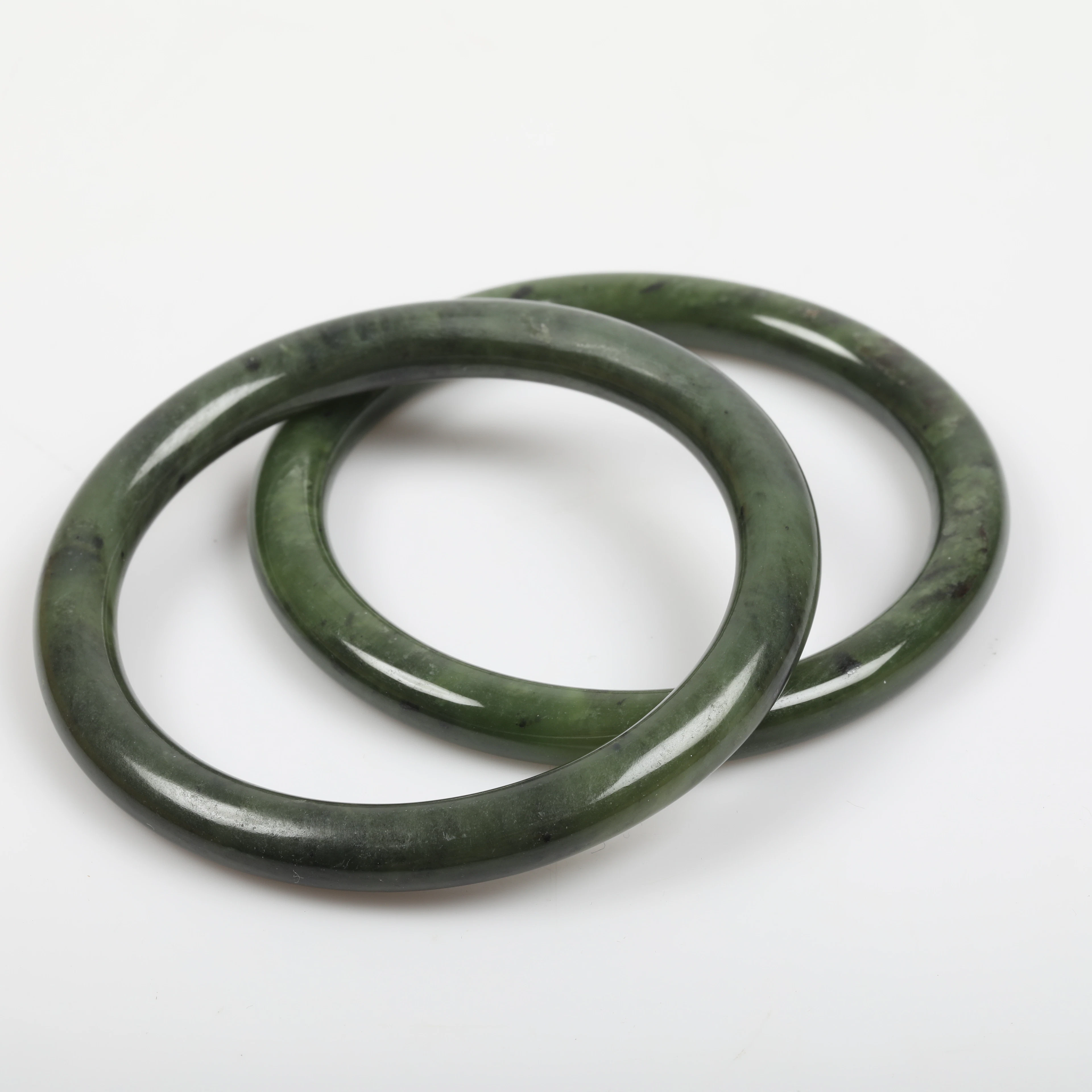 ARMBAND, 1 par, jade.