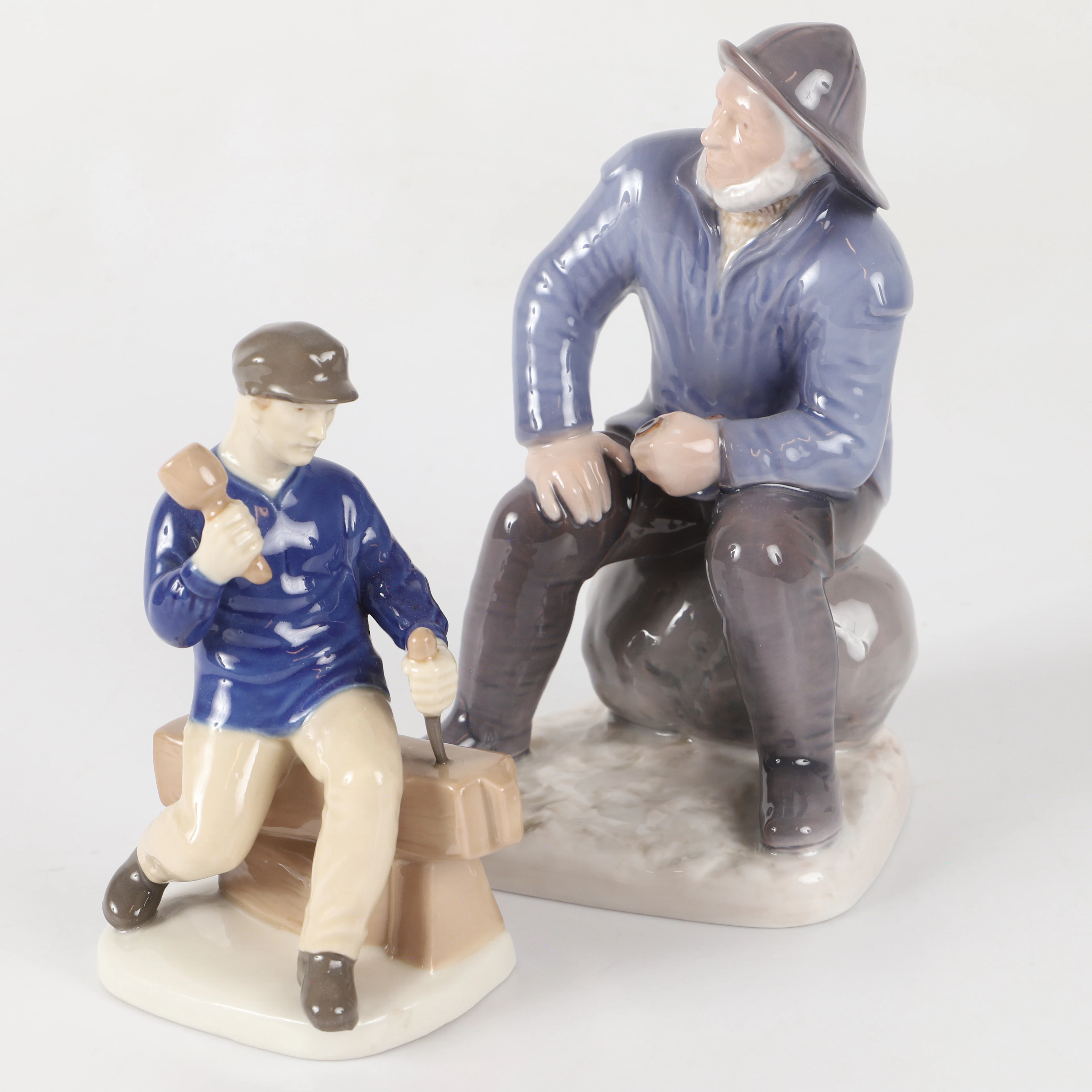 FIGURINER, 2 stycken, bl.a. Bing & Gröndahl.
