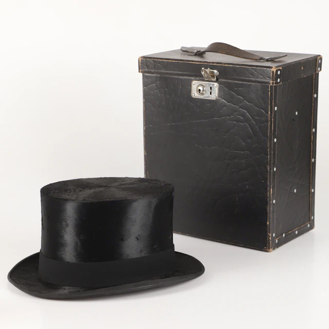 CYLINDERHATT, i ask, 1900-tal.
