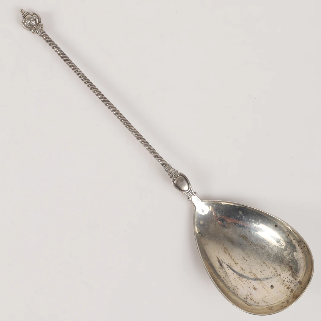 KOMPOTTSKED, silver, P. Christensen, Danmark, 1878.