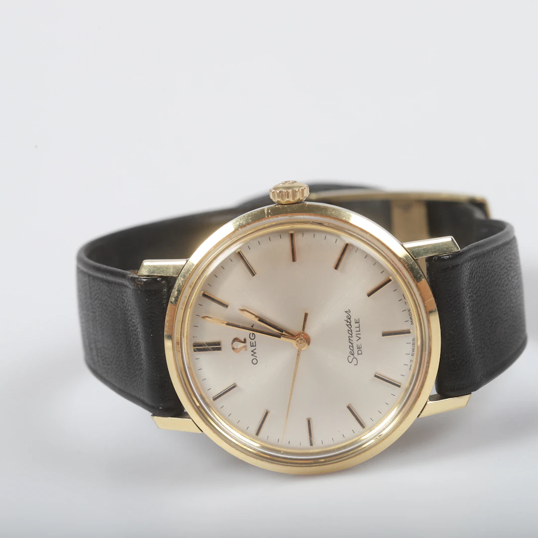 ARMBANDSUR, Omega Seamaster De Ville, förgyllt stål.