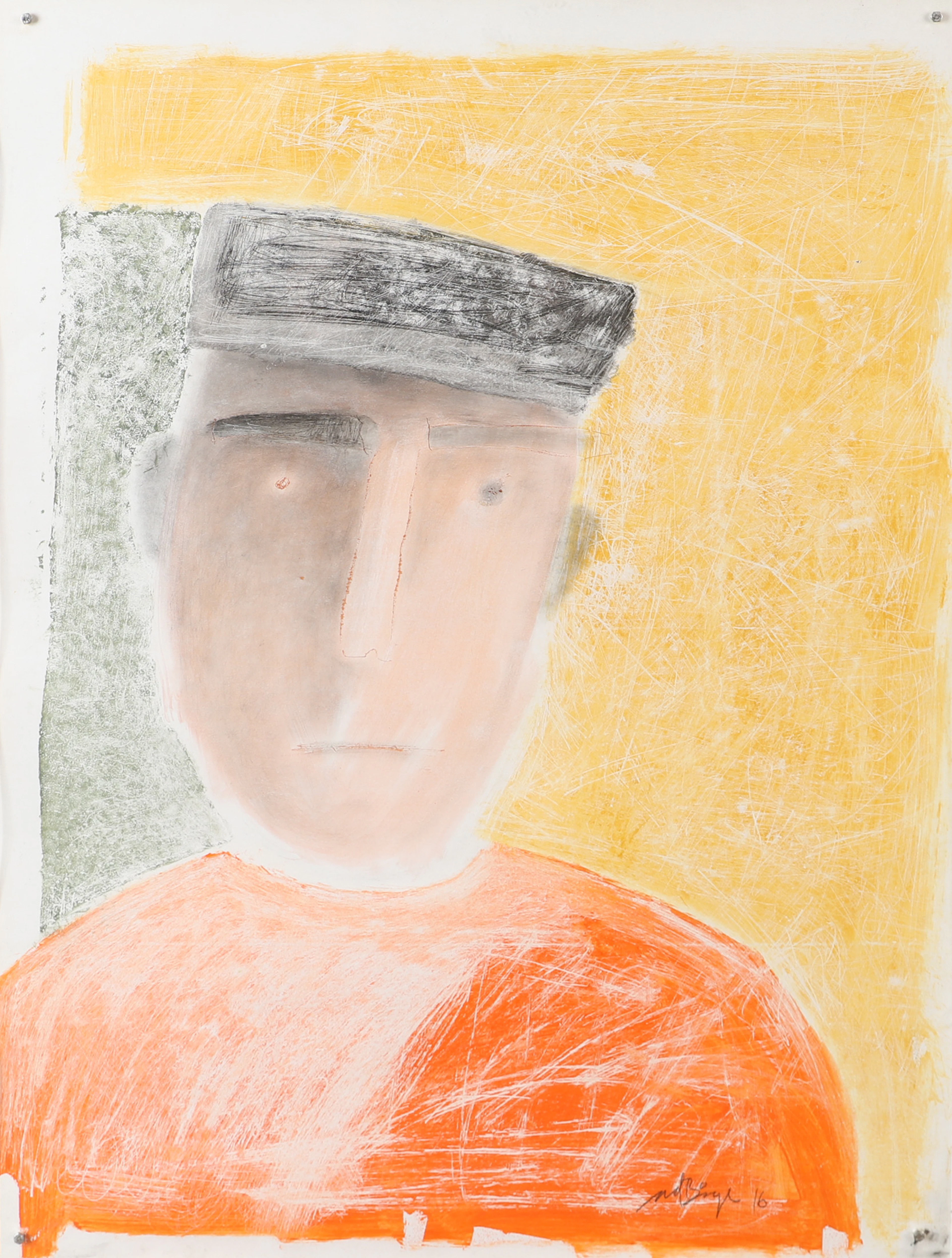 PETER ADBÅGE. EFTER. Porträtt, grafiskt blad, signerad -16.