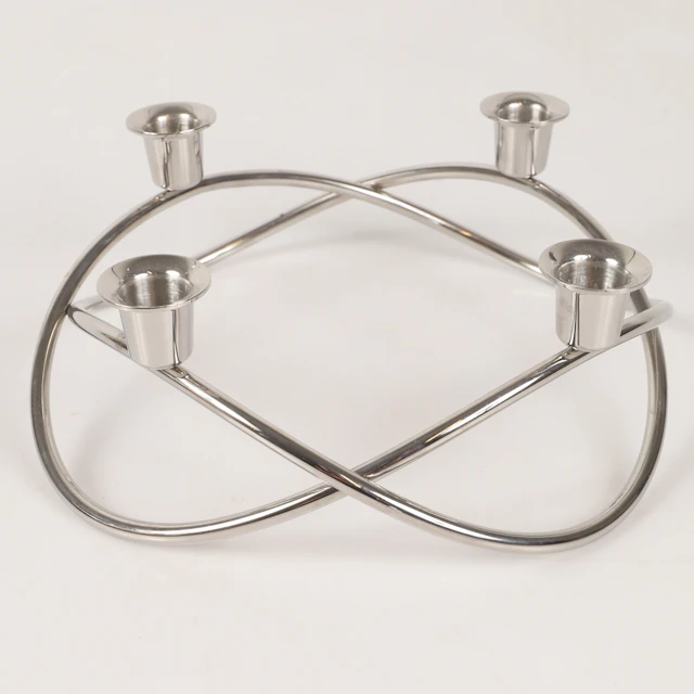 MARIA BERNTSEN. Ljusstake, "Season", stål, Georg Jensen, Danmark.