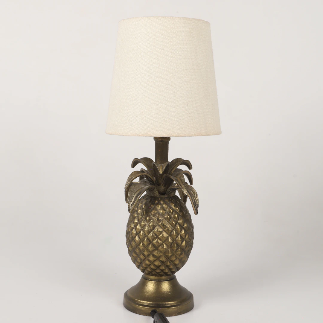 BORDSLAMPA, ananasformad, bronserad, Watt& Veke.