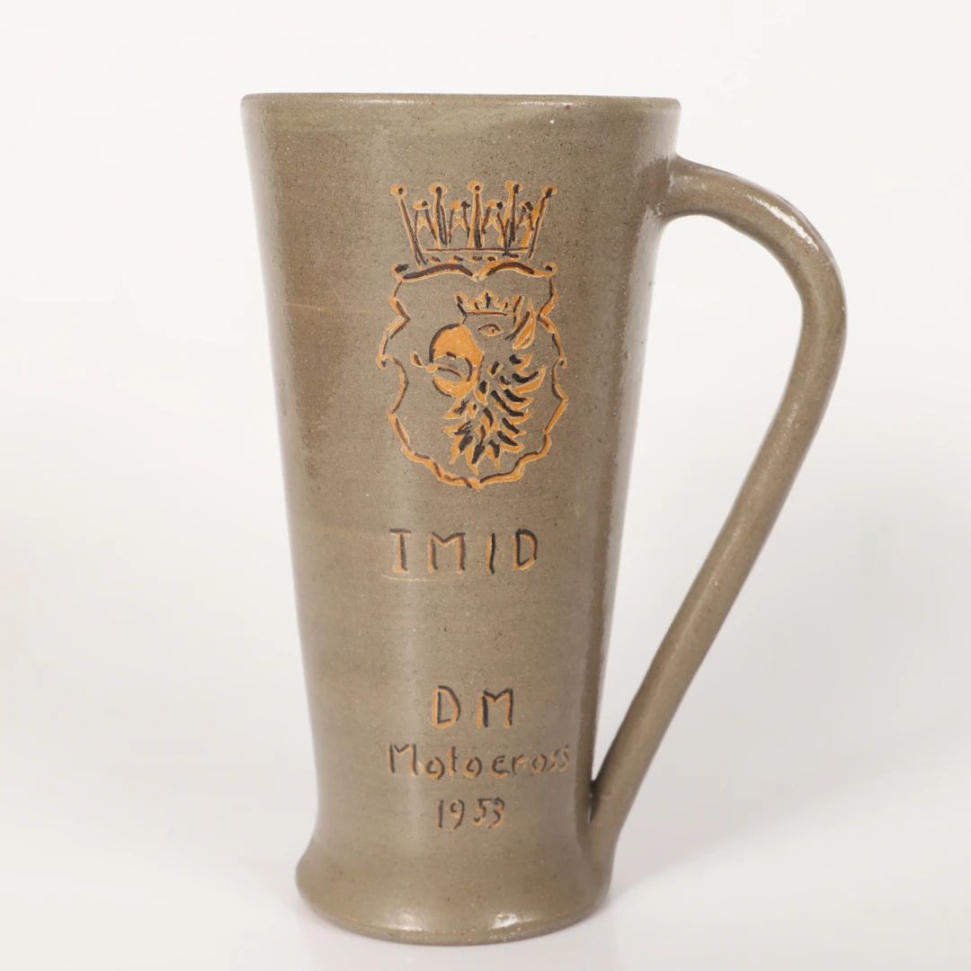 POKAL, keramik, Krukmakare, Ystad, DM Motocross 1953.