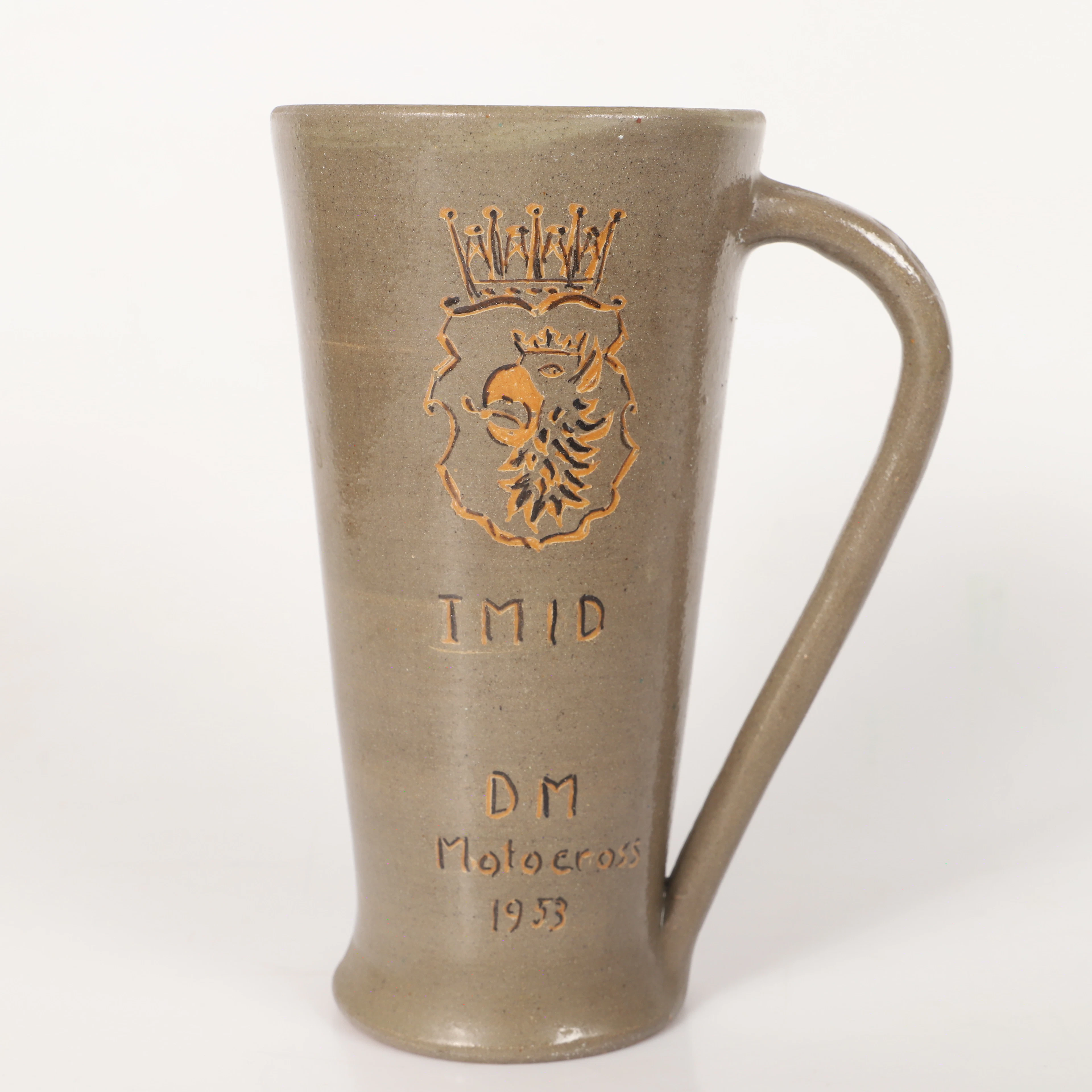 POKAL, keramik, Krukmakare, Ystad, DM Motocross 1953.