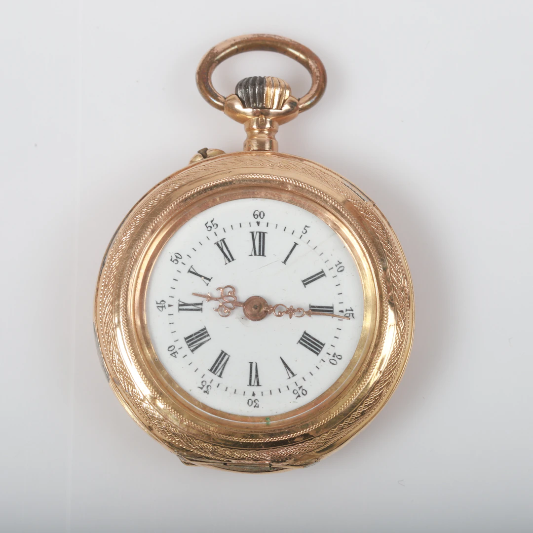 FICKUR, s. k. mormorsur, 18 K guld.