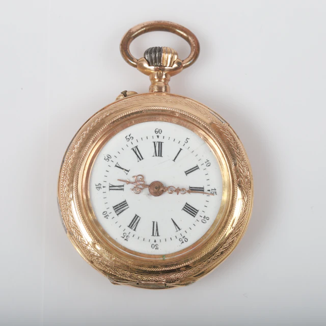 FICKUR, s. k. mormorsur, 18 K guld.