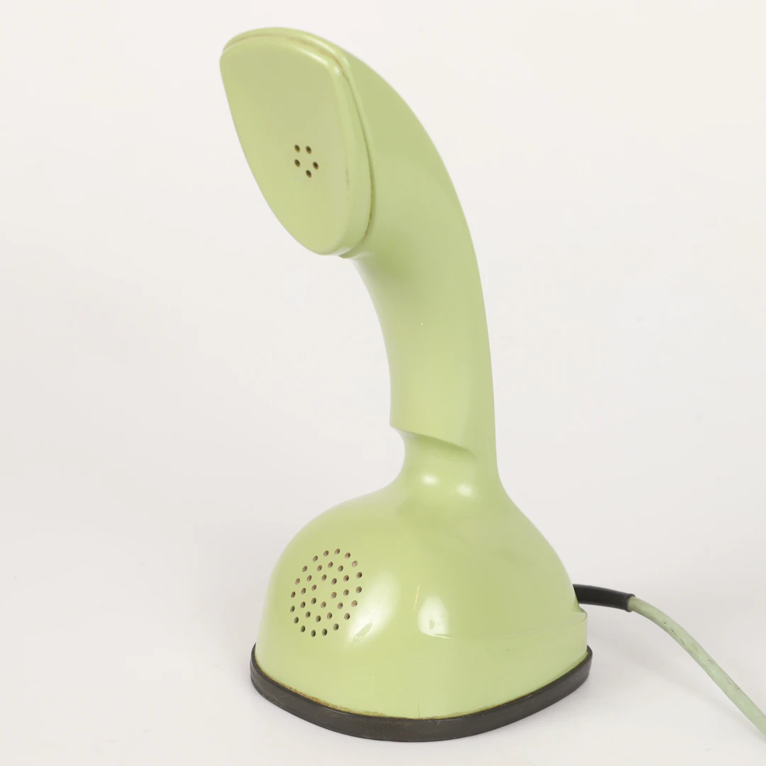 TELEFON, Kobra/Ericofon, grön, LM Ericsson.
