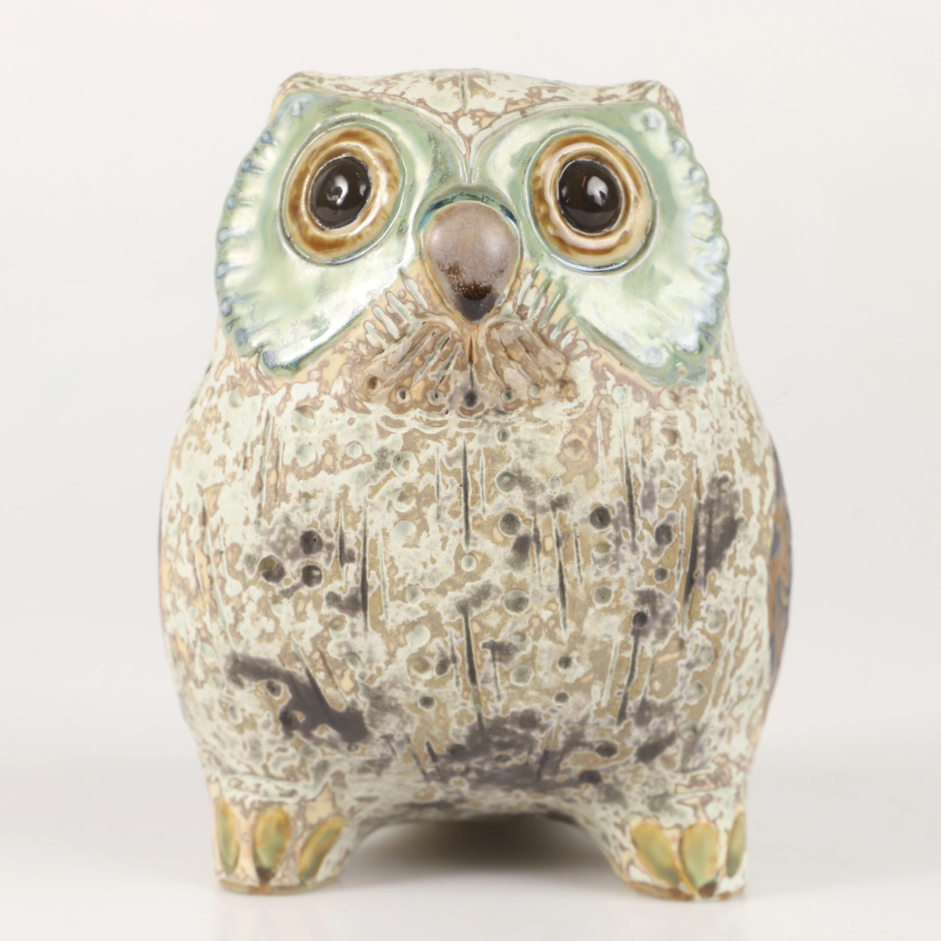 ANTONIO BALLESTER. Figurin, "Búho pequeño", stengods, Lladro, Spanien.