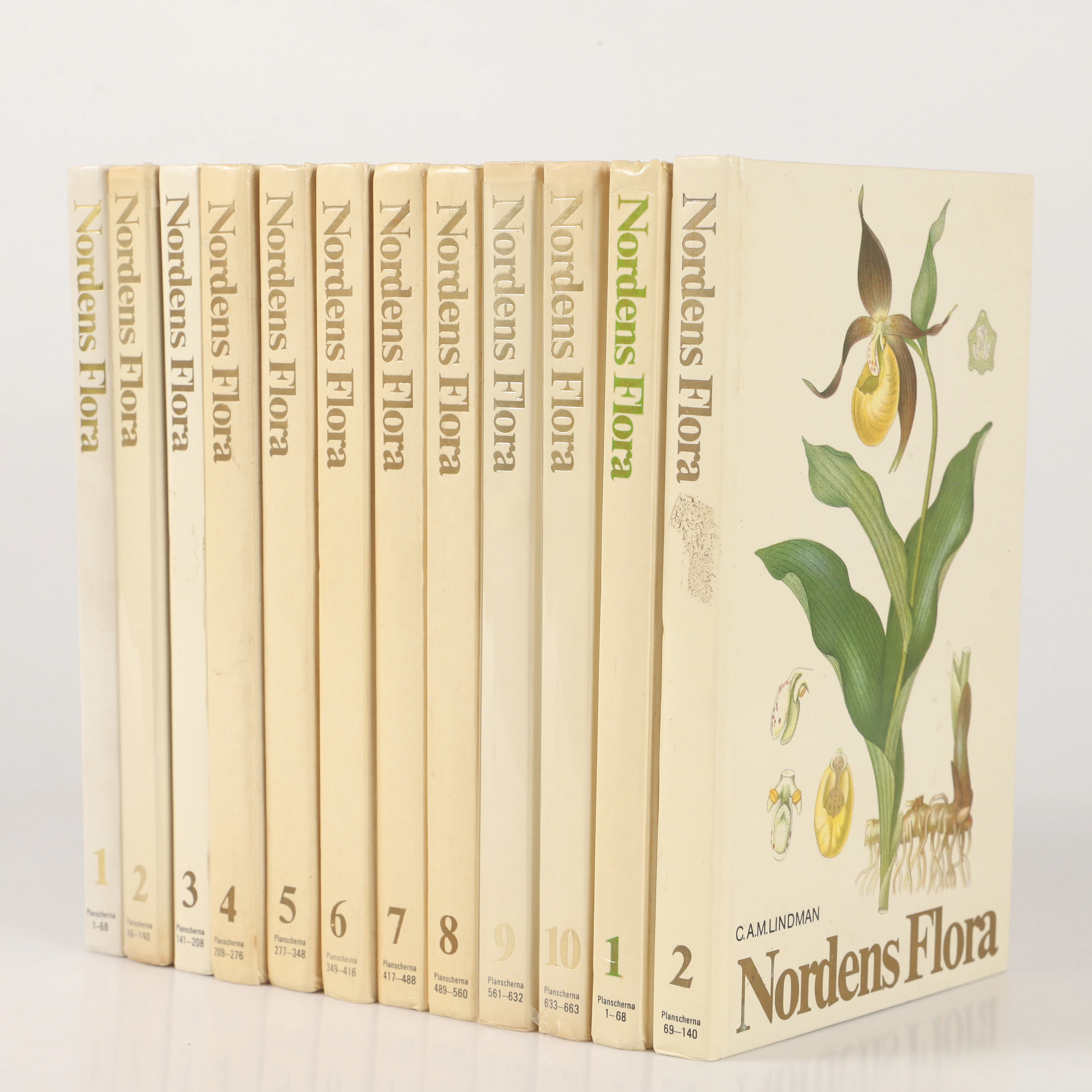 BÖCKER, 10+2 band, Nordens Flora, Wahlström & Widstrand.