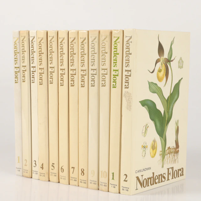 BÖCKER, 10+2 band, Nordens Flora, Wahlström & Widstrand.