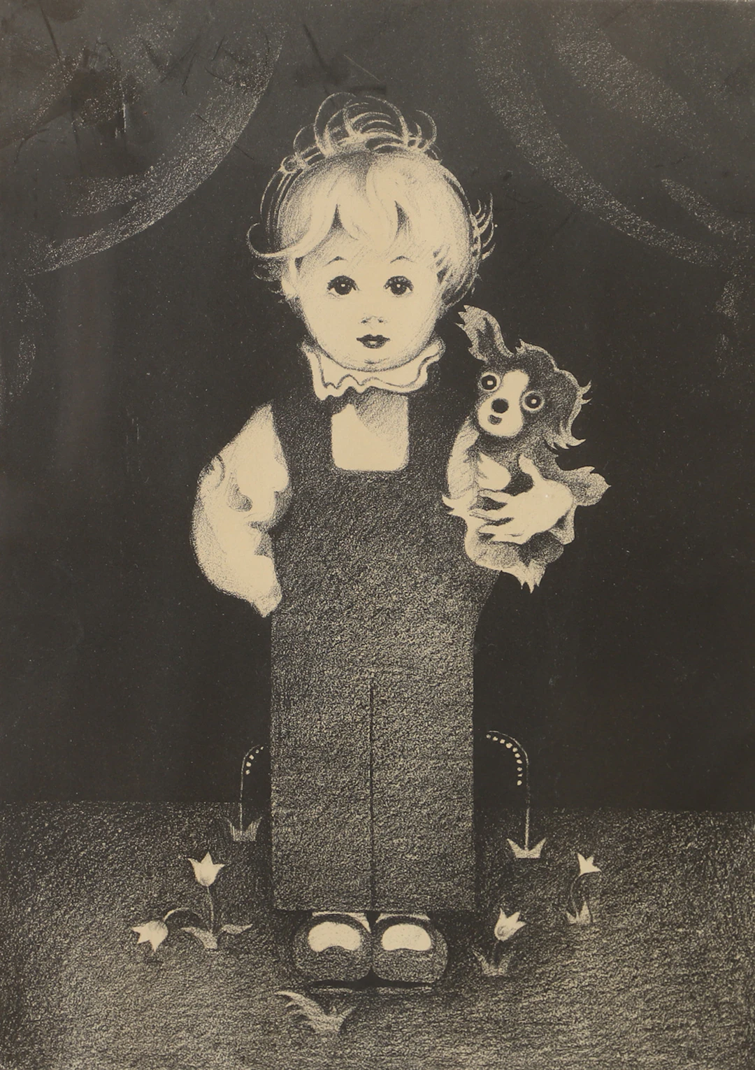 EINAR NERMAN. "Tom", grafiskt blad, signerad.