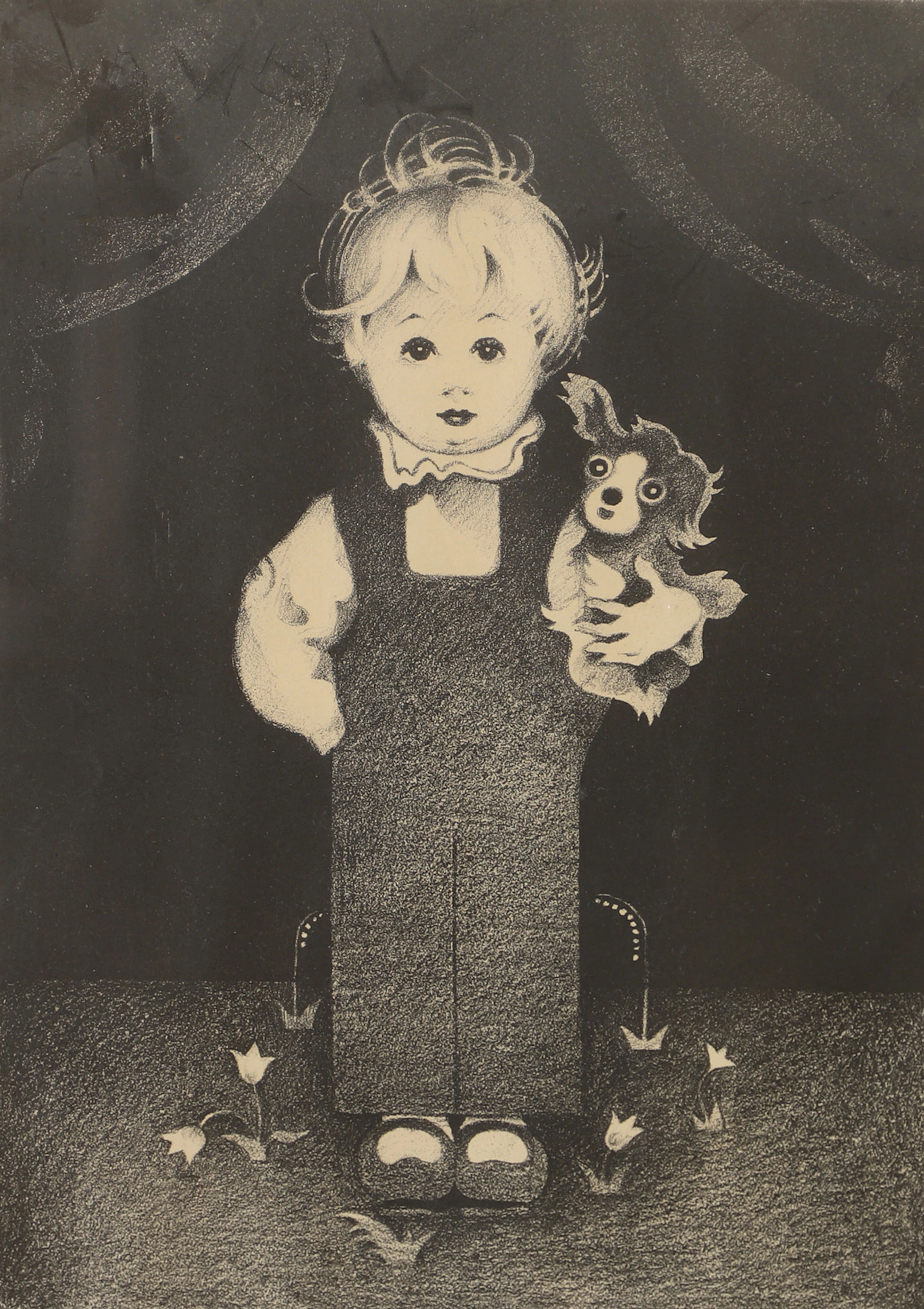 EINAR NERMAN. "Tom", grafiskt blad, signerad.