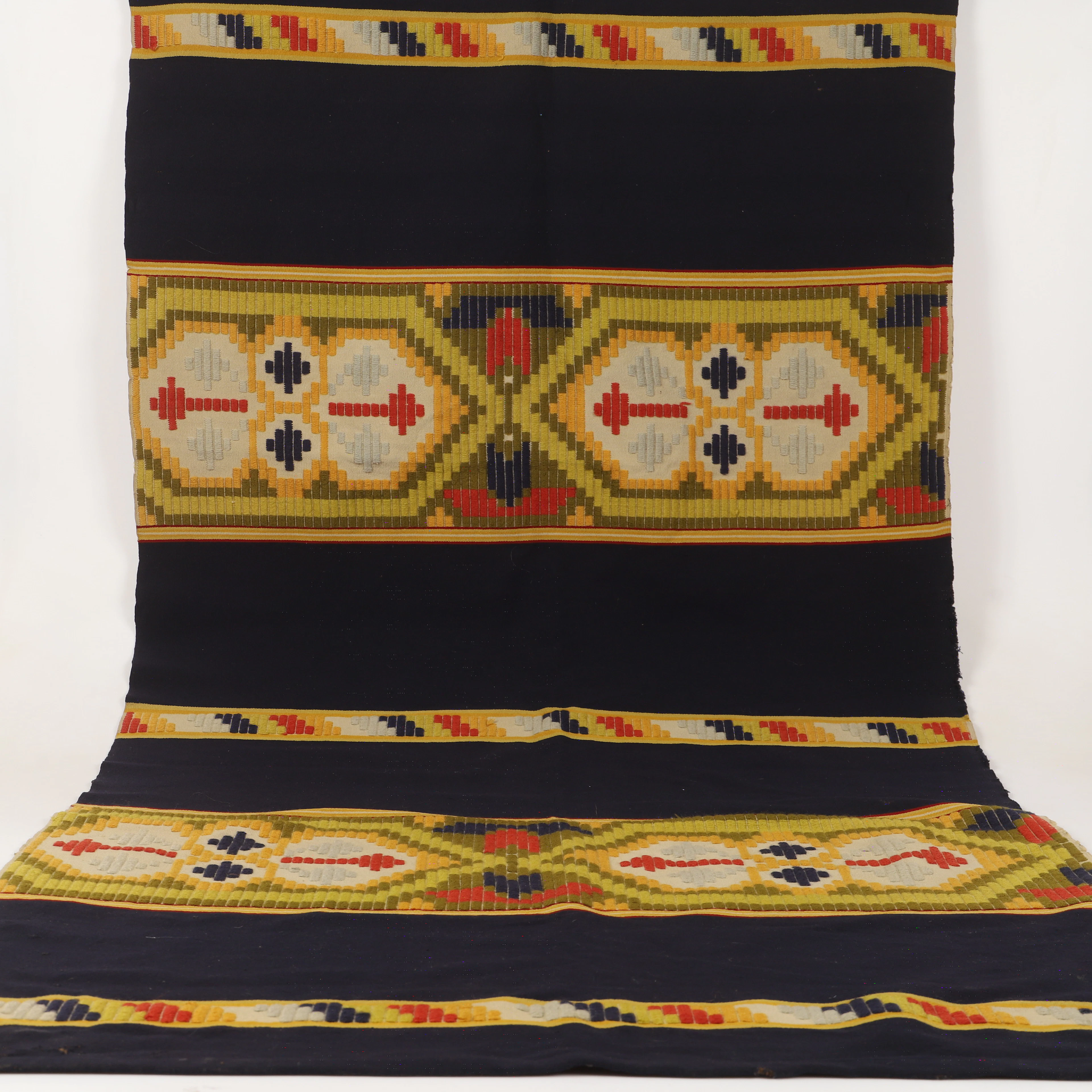 DRAPERI, allmoge, Skåne, 1800/1900-tal.