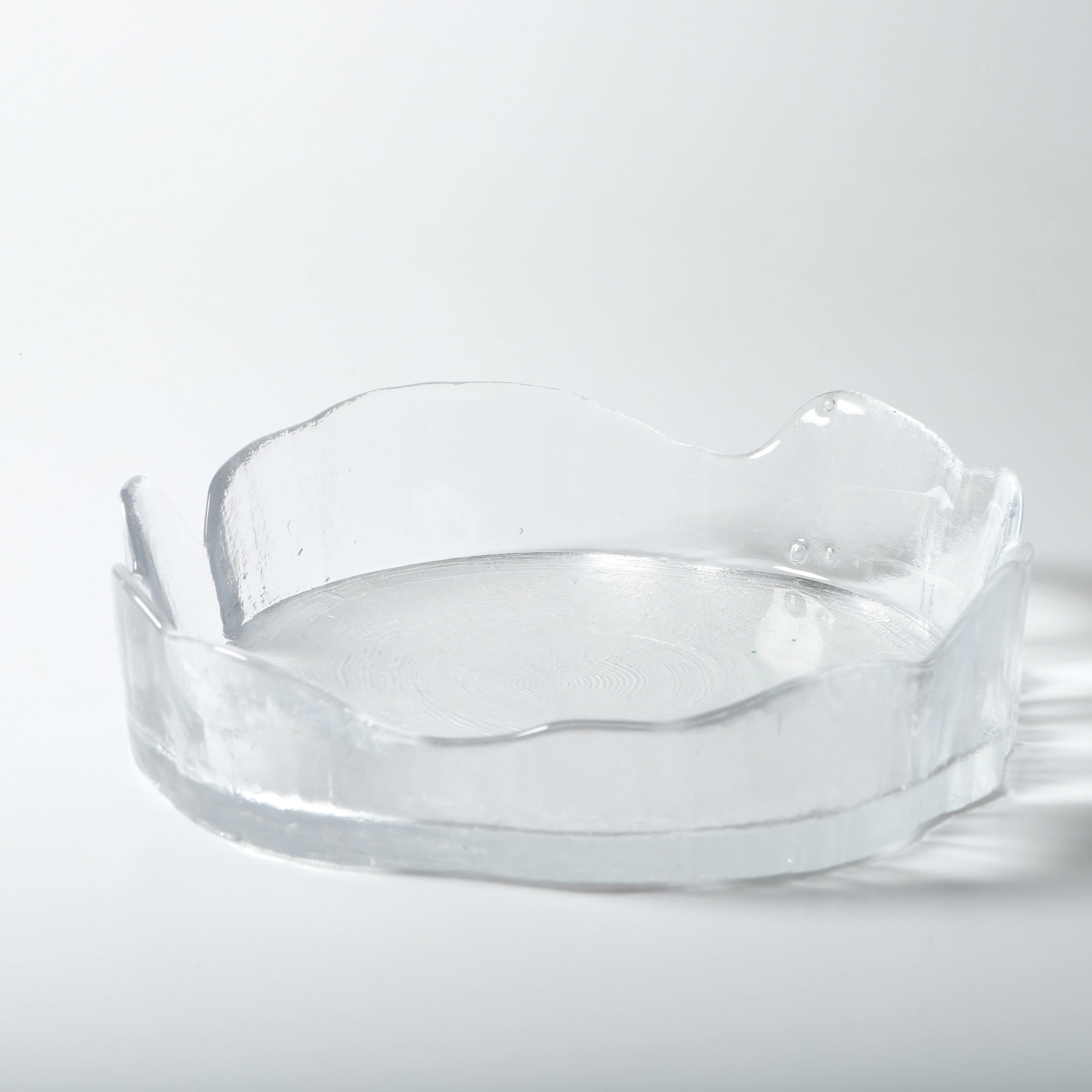 BENGT EDENFALK. Skålfat, glas, Skruf.