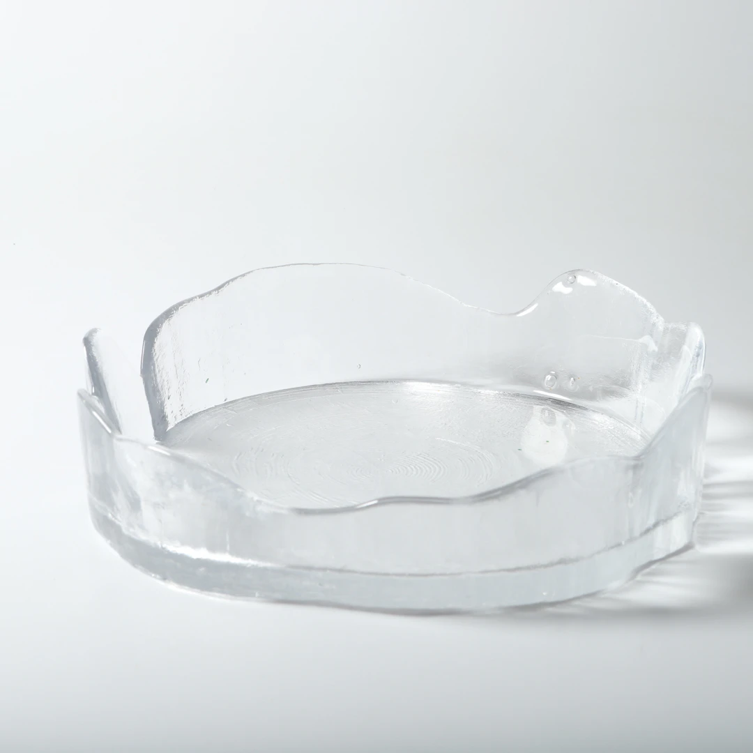 BENGT EDENFALK. Skålfat, glas, Skruf.