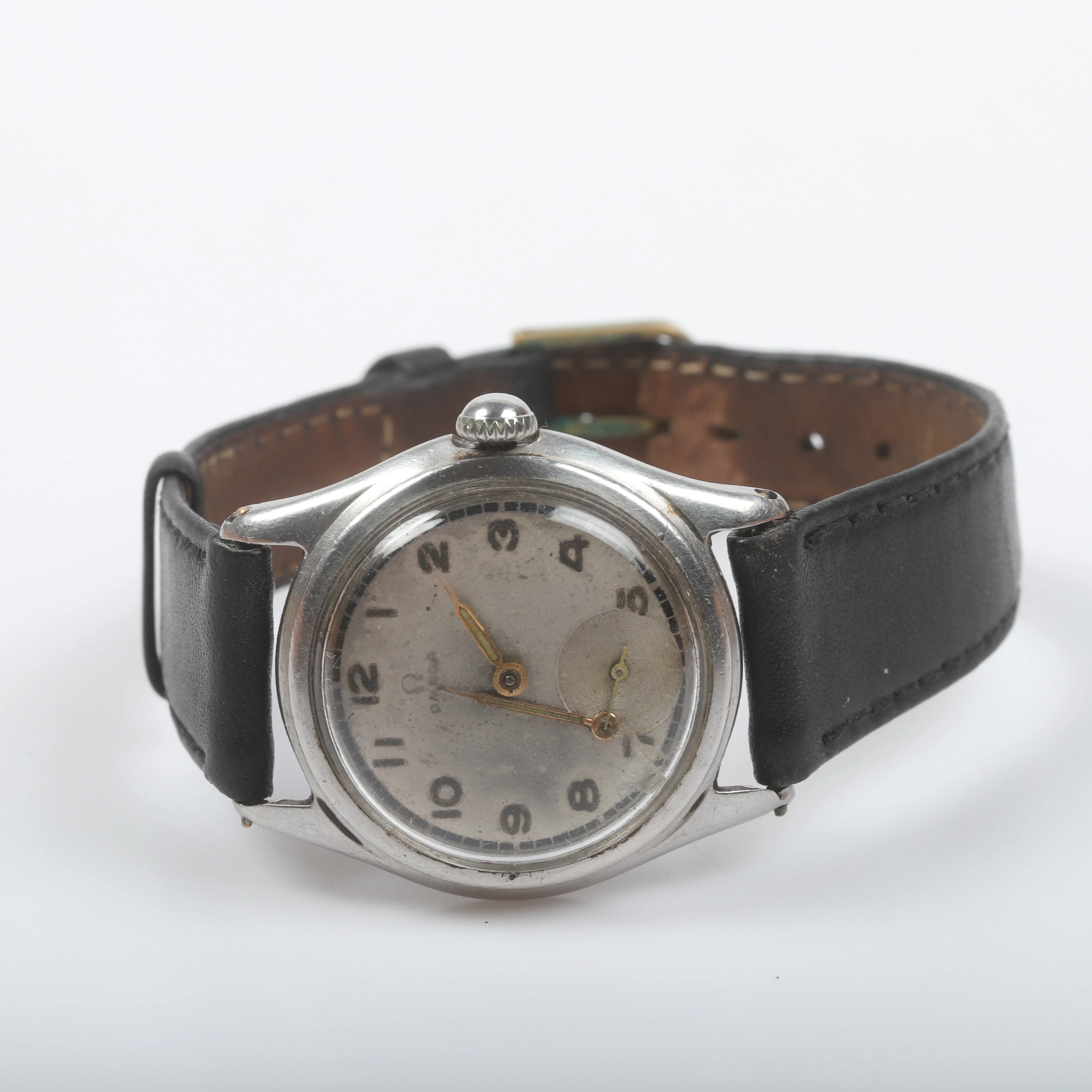 ARMBANDSUR, Omega, stål, 1940-tal.