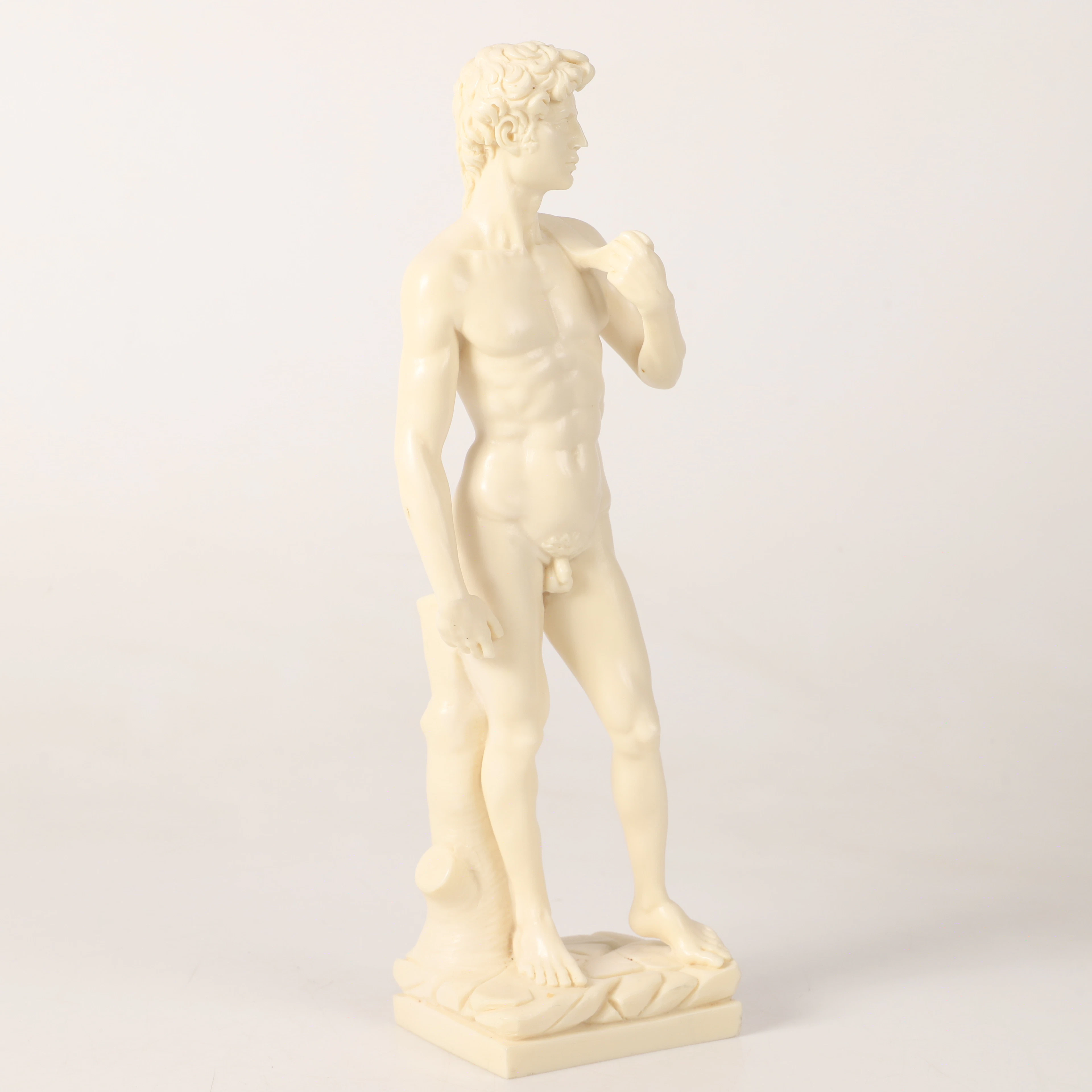 SKULPTUR, "David" efter Michelangelo, konstmassa, Italien.