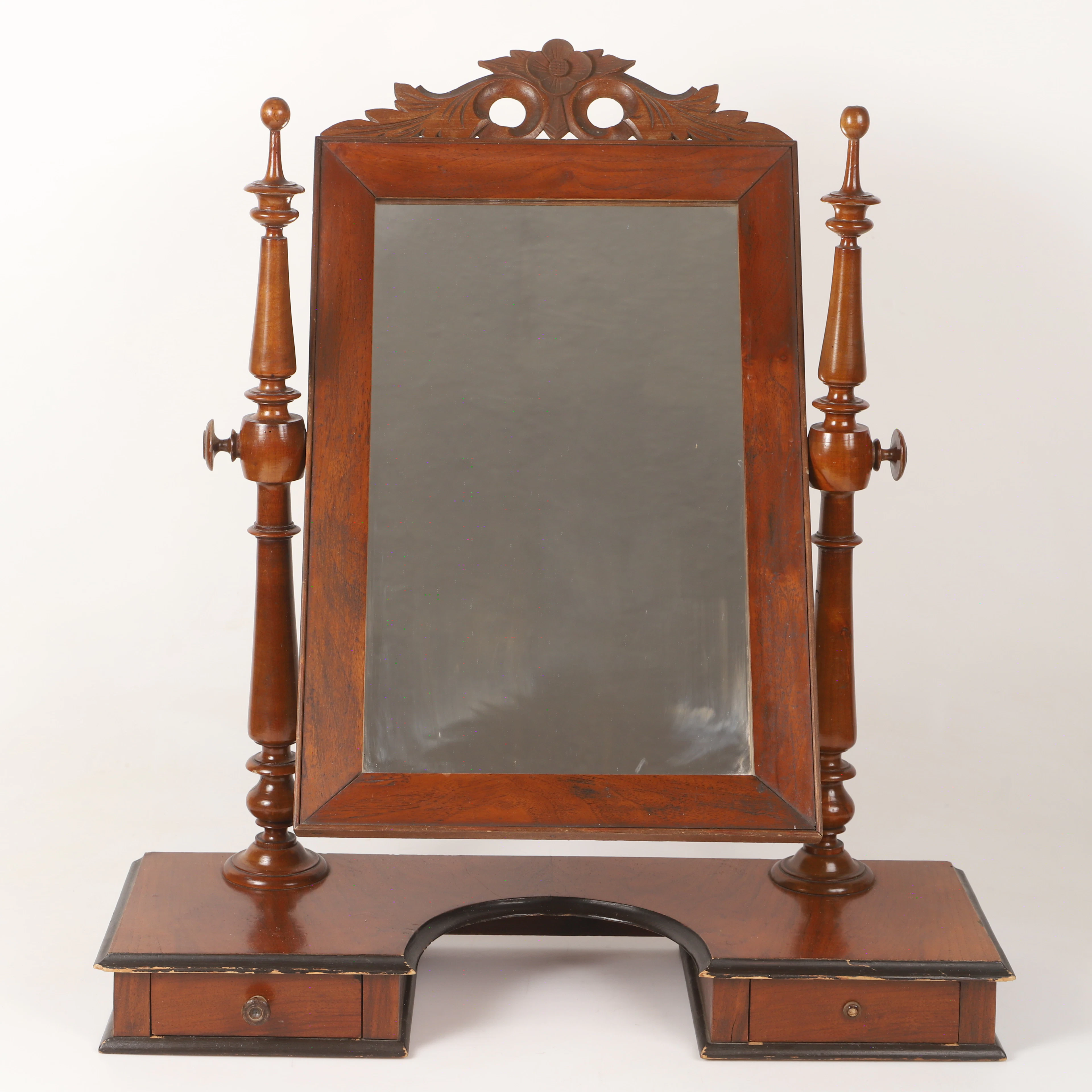 PIGTITTARE, trä/glas, tidigt 1900-tal.