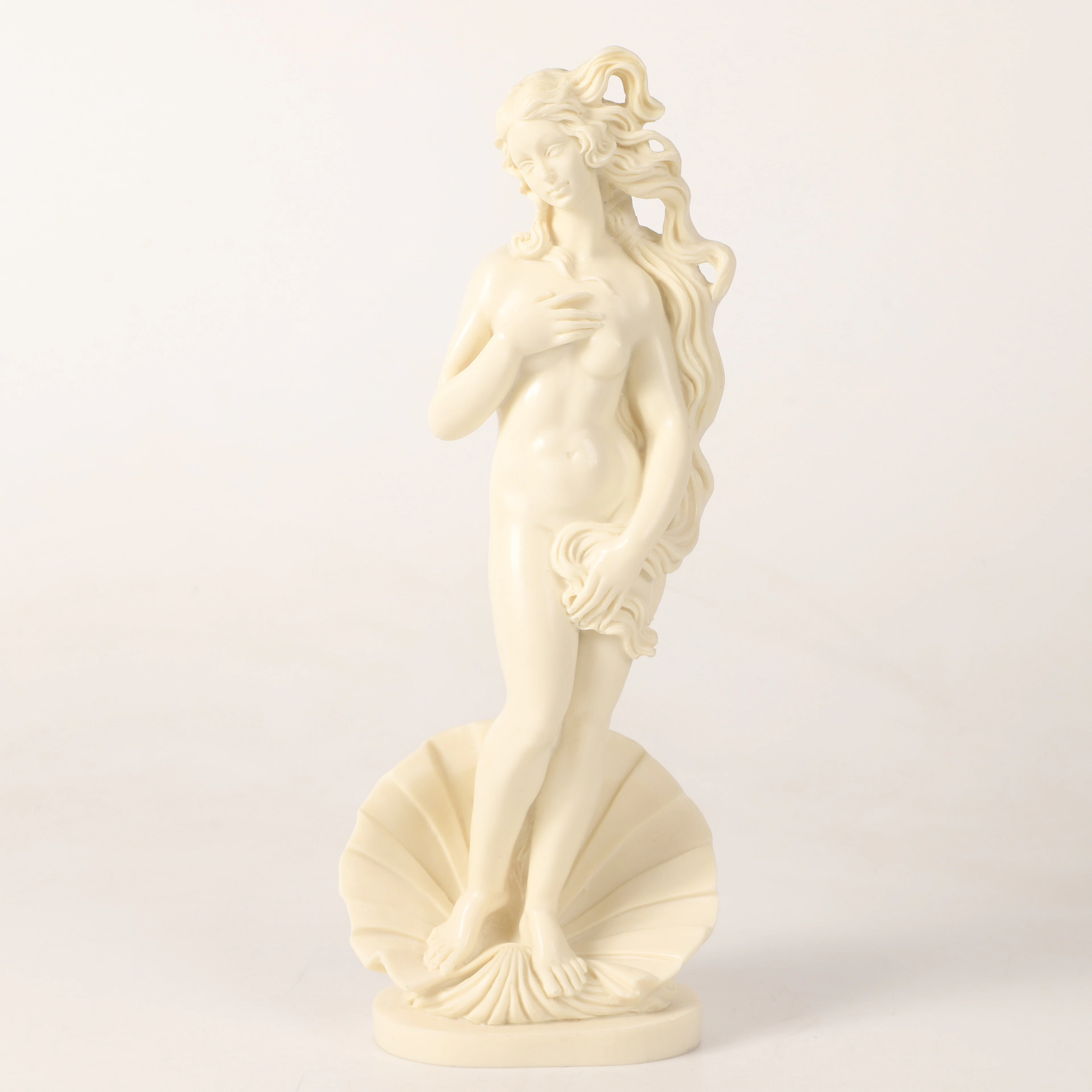 SKULPTUR, Venus födelse, efter Sandro Botticelli, konstmassa.