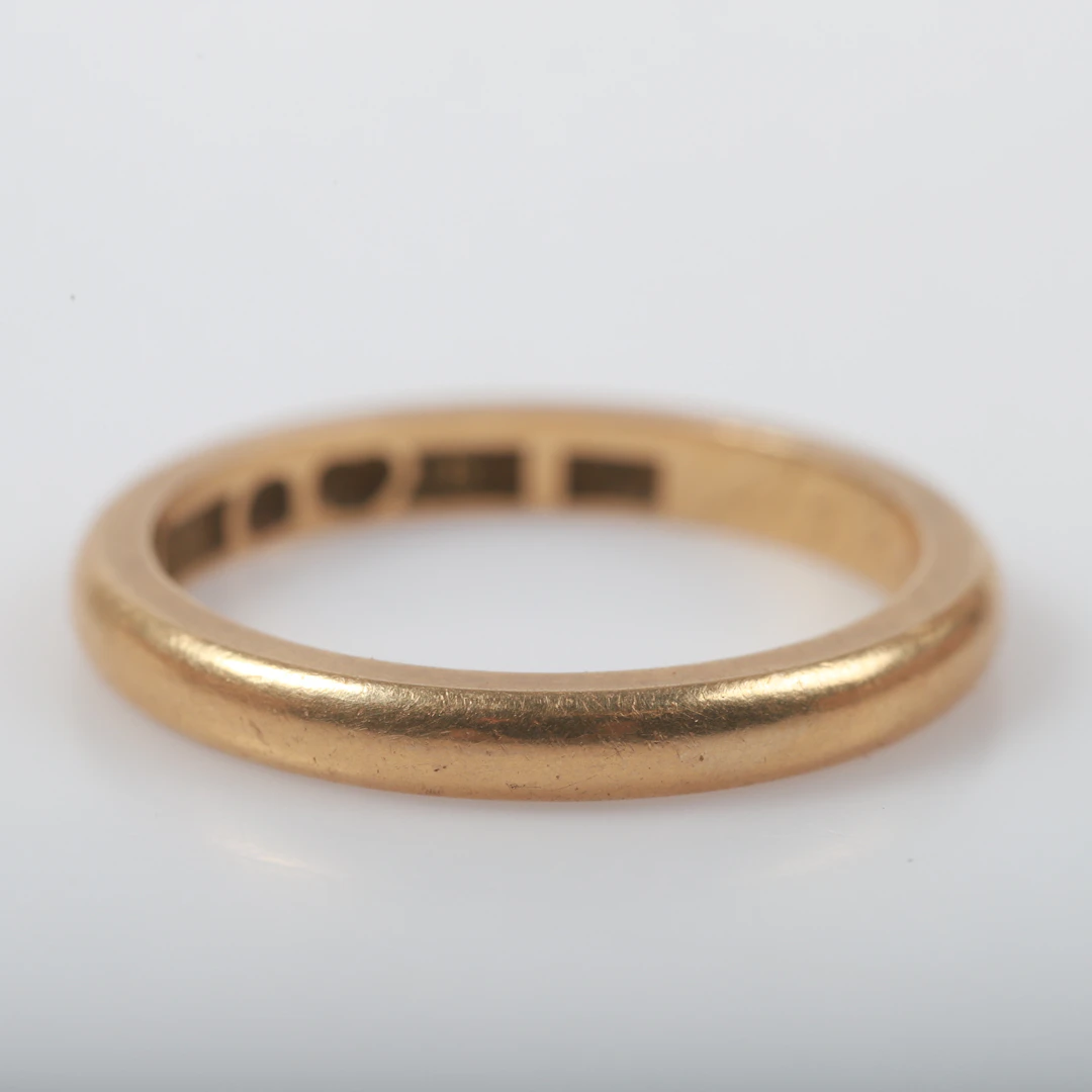 ALLIANSRING, 18 K guld.