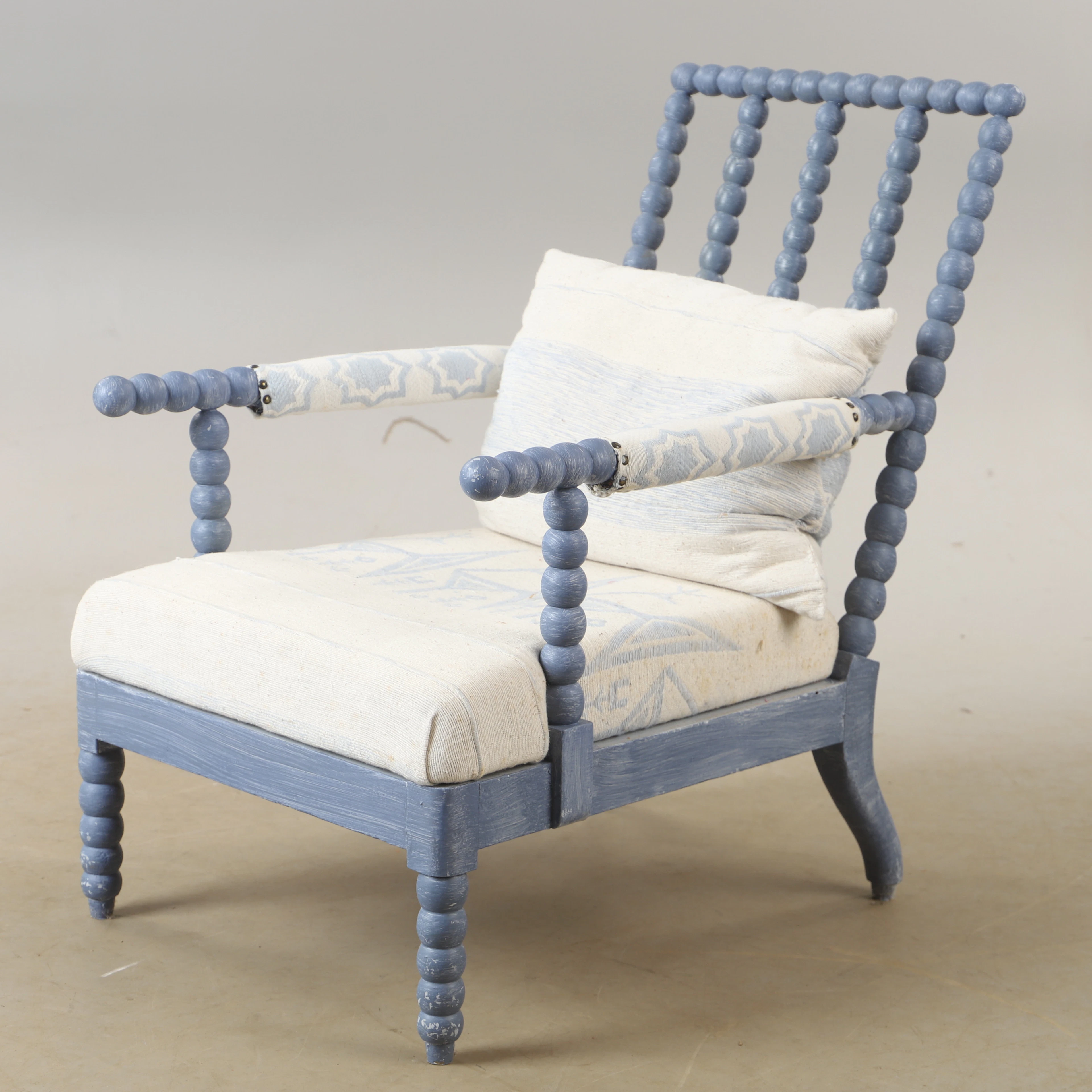 FÅTÖLJ, "Bobbin chair", 1900-tal.
