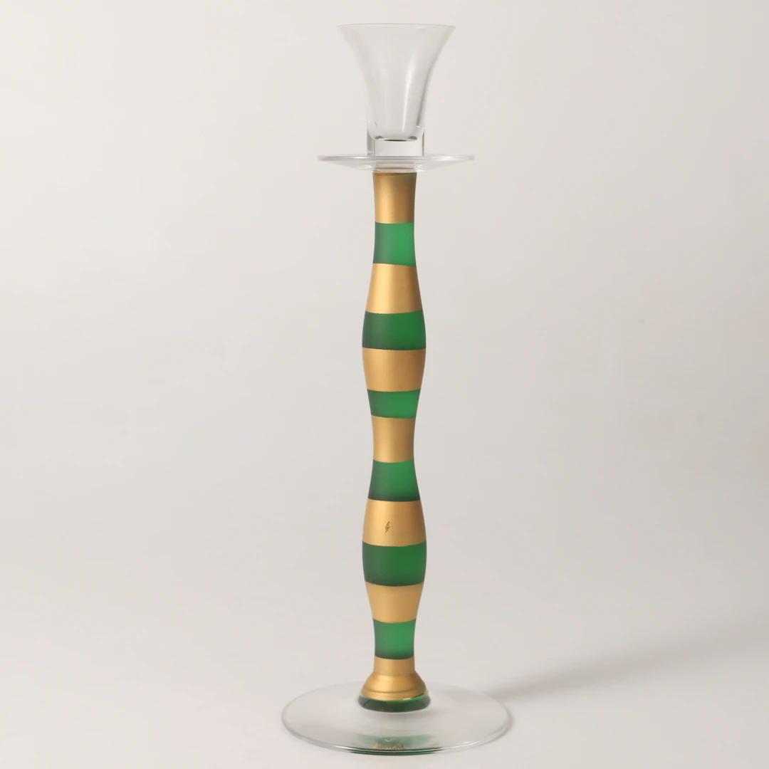 ANNE NILSSON. Ljusstake, "Celeste", Orrefors, 1990-tal, signerad.
