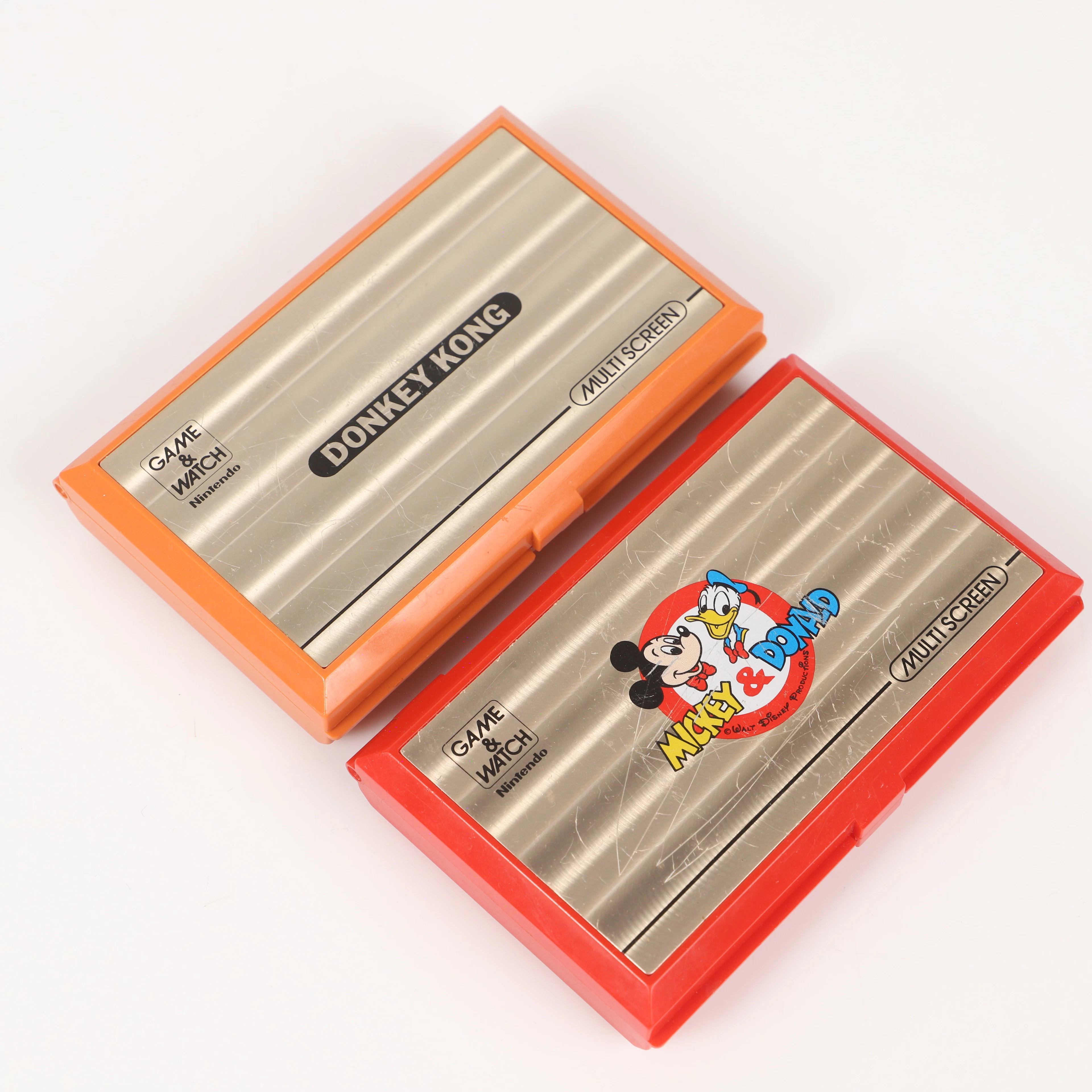 SPELKONSOLLER, 2 stycken, "Mickey & Donald" & "Donkey Kong", Game